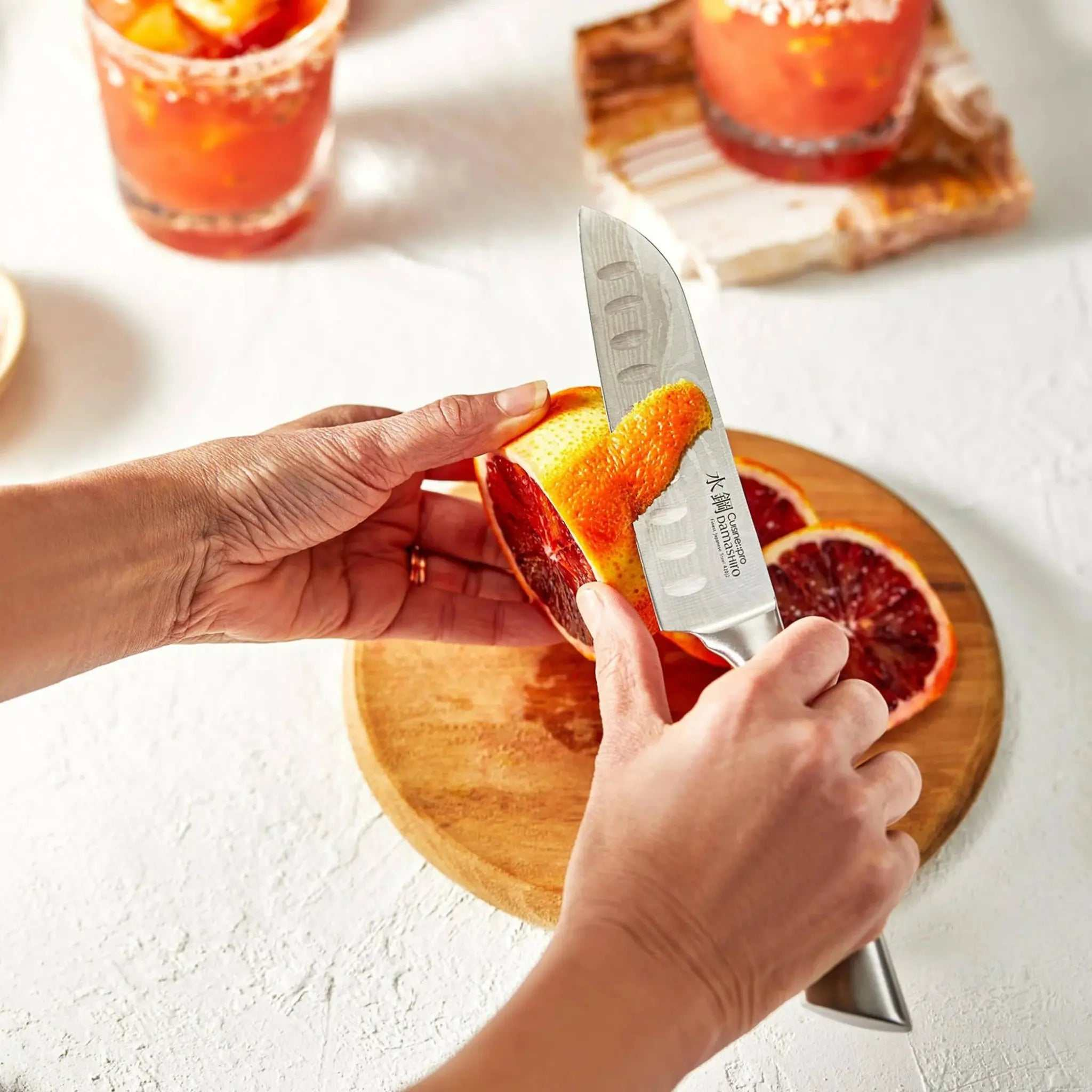 Ensemble de 3 couteaux Santoku Damashiro® - Cuisine::pro® Cuisine::pro®