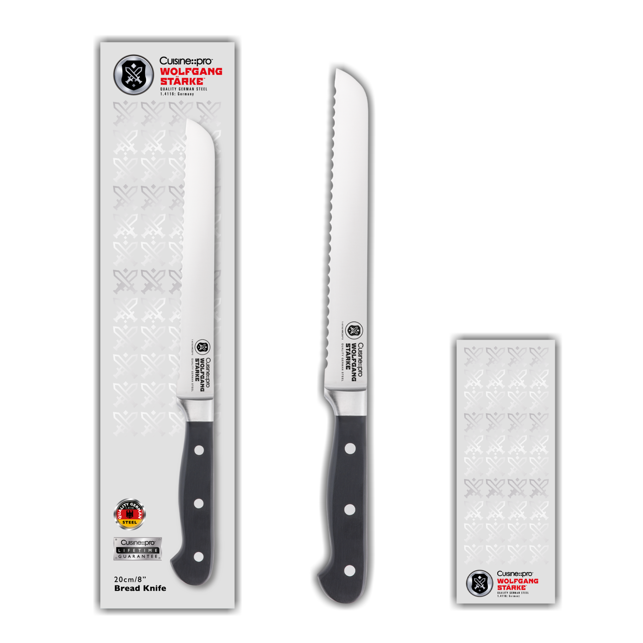 Couteau à pain 20 cm WOLFGANG STARKE – Cuisine::pro®