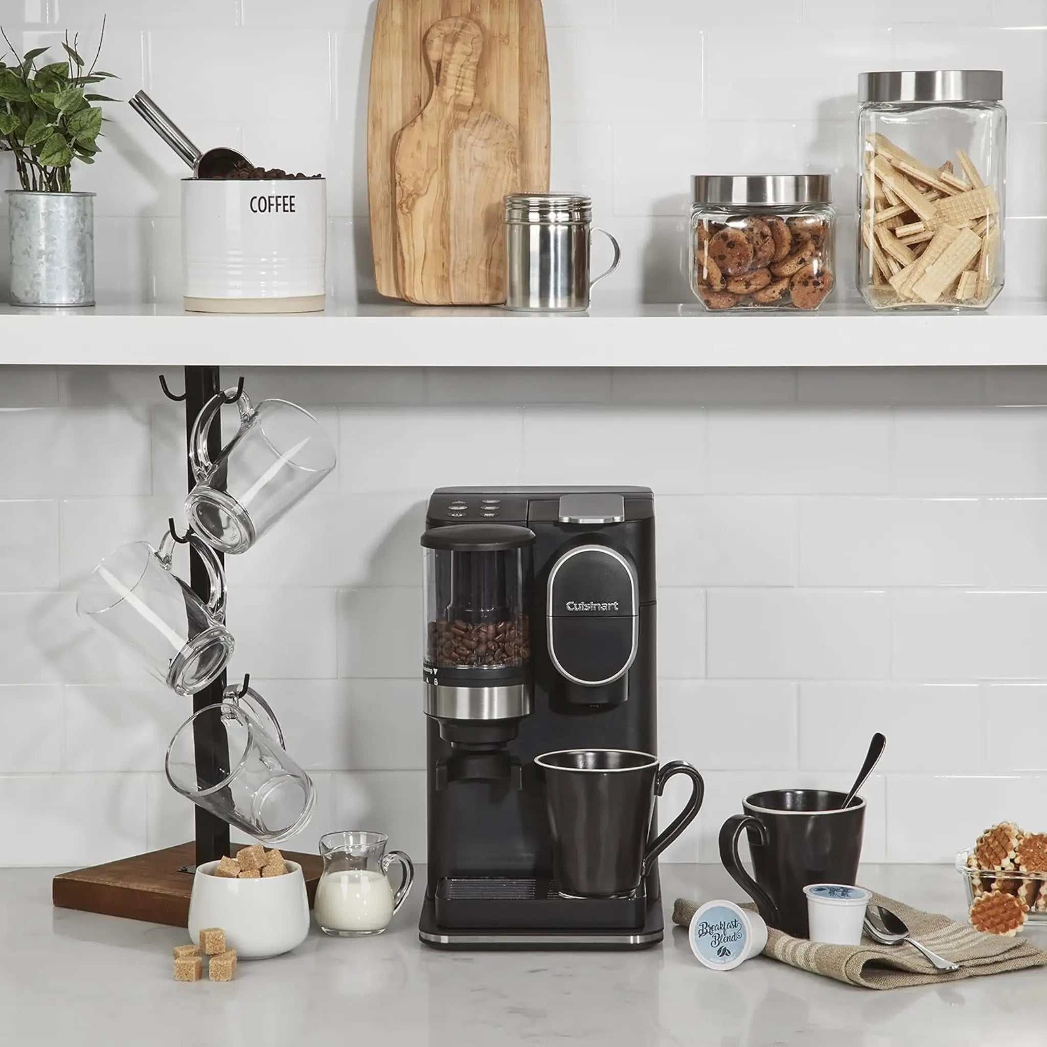 Cafetière Individuelle Cuisinart Premium - Argent - 1200W - Modèle SS-10WS