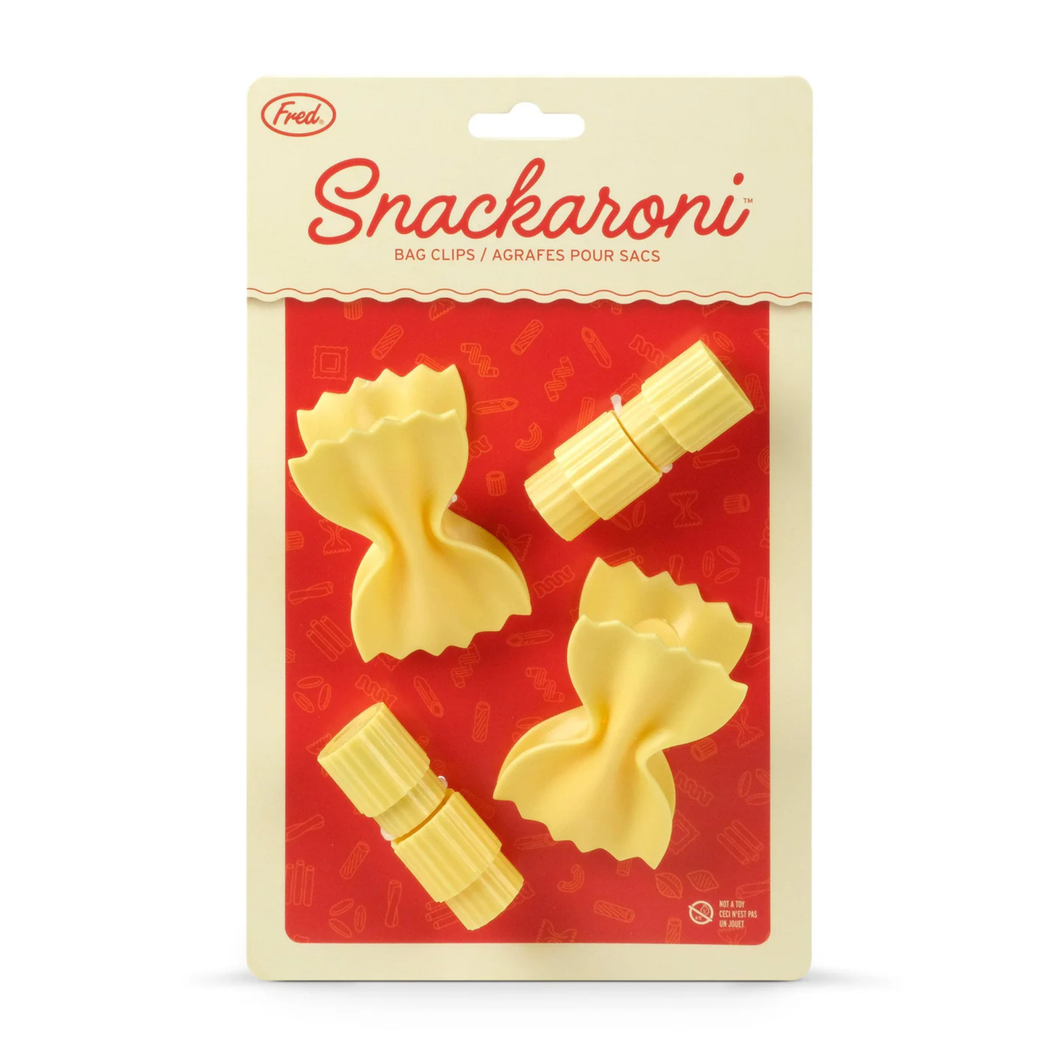 Ensemble de 4 pinces à sac Snackaroni – Fred
