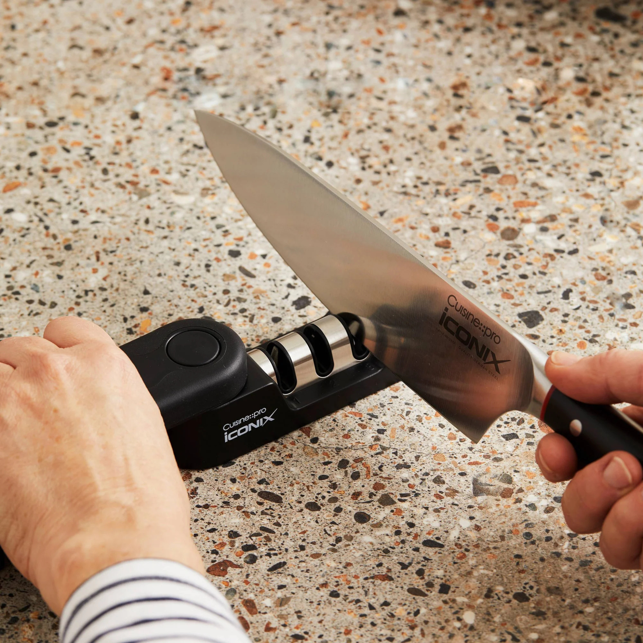 aiguiseur de couteaux Cuisine::pro® iconiX™ vue de dessus