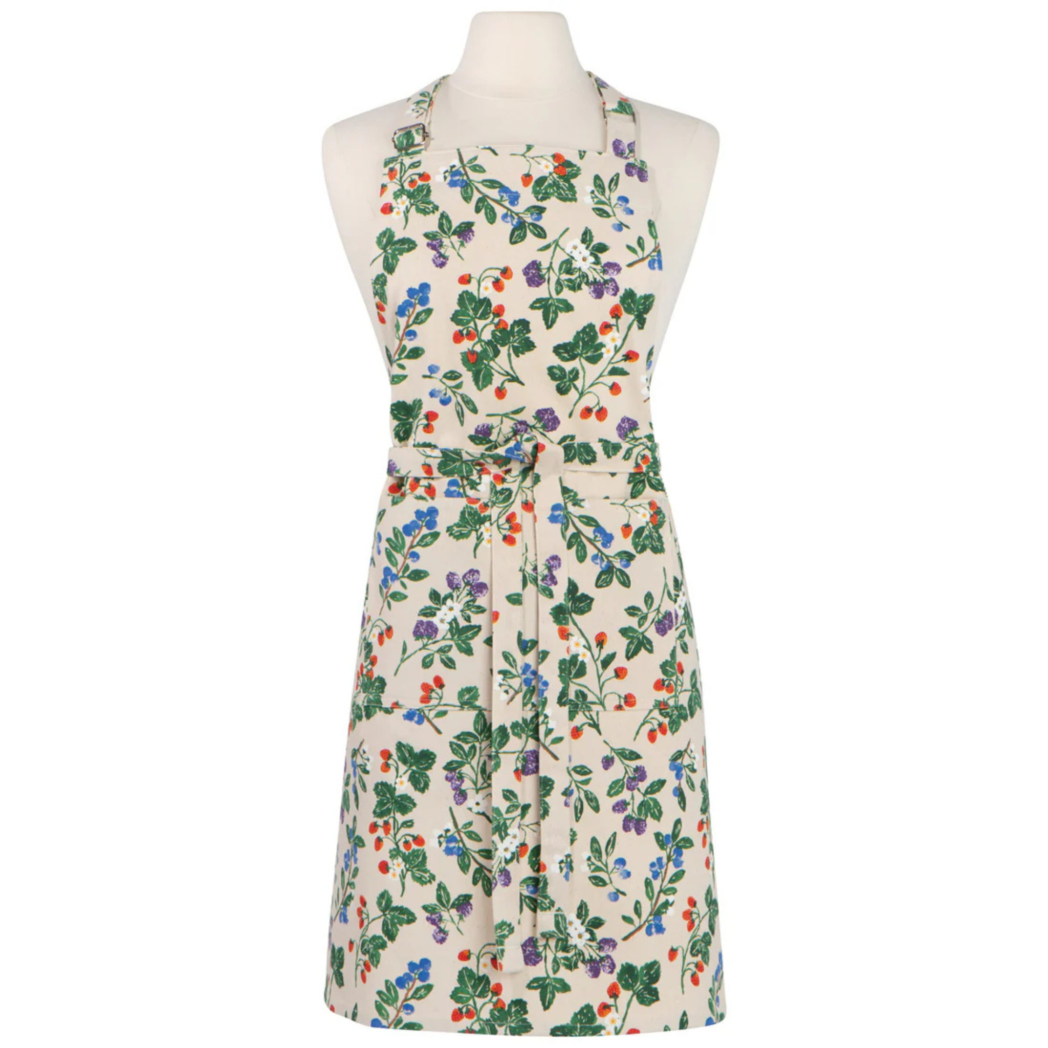 Tablier de chef en coton motif baies Berry Bramble - Danica