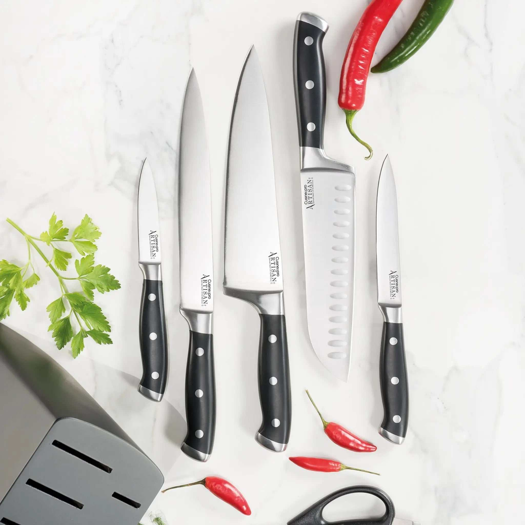 Bloc de couteaux Finster ARTISAN™ 7 pièces - Cuisine::pro® Cuisine::pro®