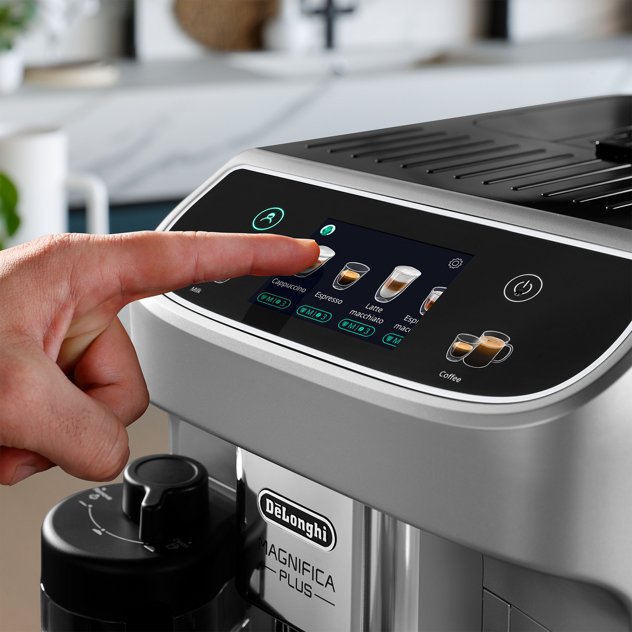 Machine à café automatique avec broyeur Magnifica Plus – De’Longhi 