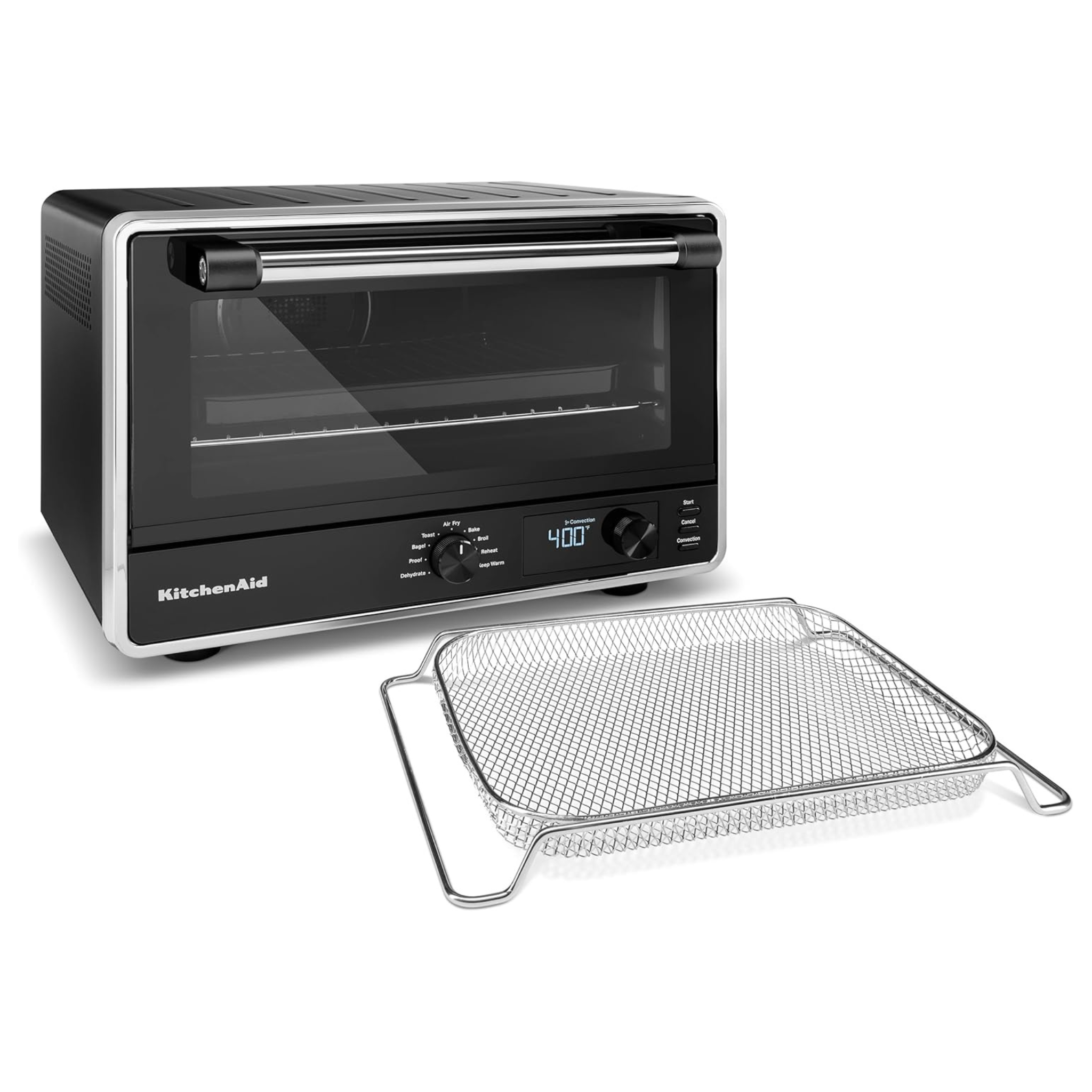 Four numérique de comptoir avec cuisson à air chaud noir mat – KitchenAid
