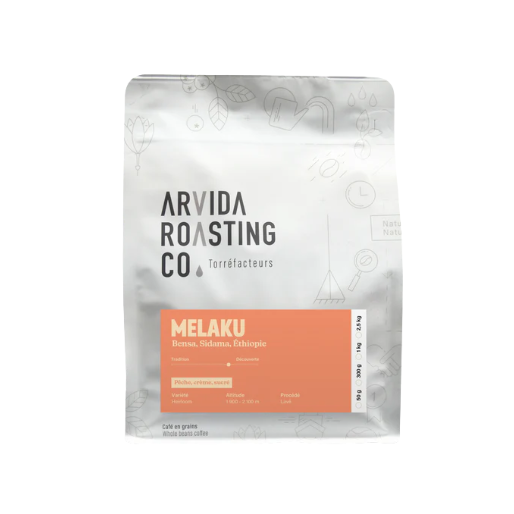 Café en grains Melaku 300 g - Arvida Roasting Co