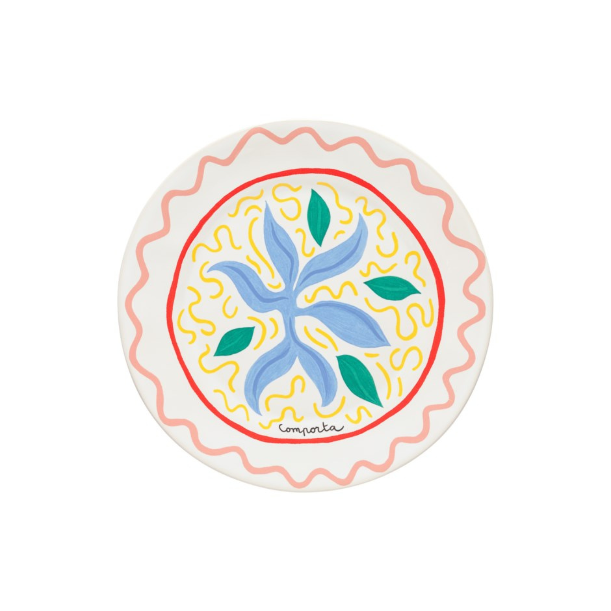 Assiette à dîner Summer Bliss Algue 27cm - Costa Nova