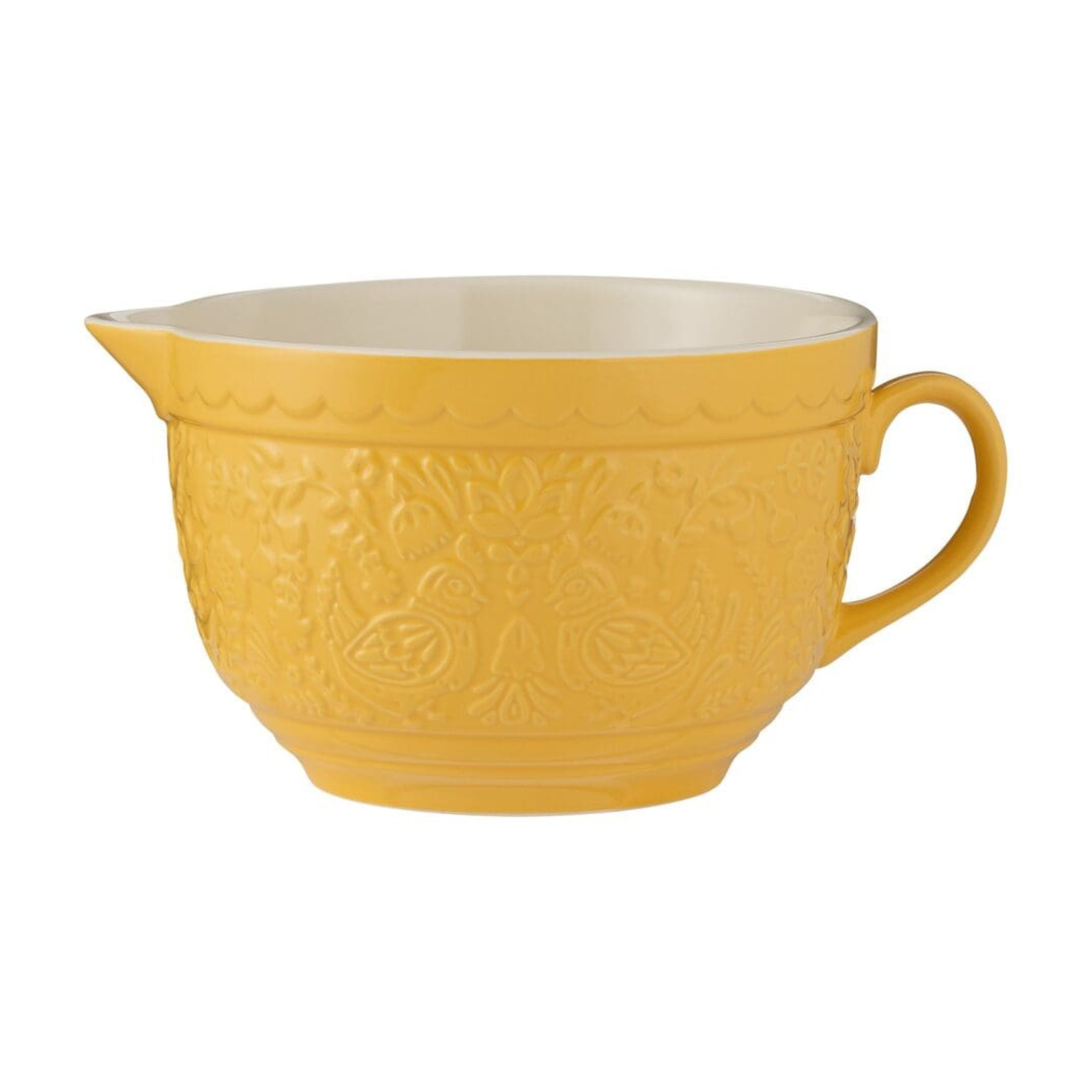 Bol à mélanger Jaune avec motifs embossés 1900ml