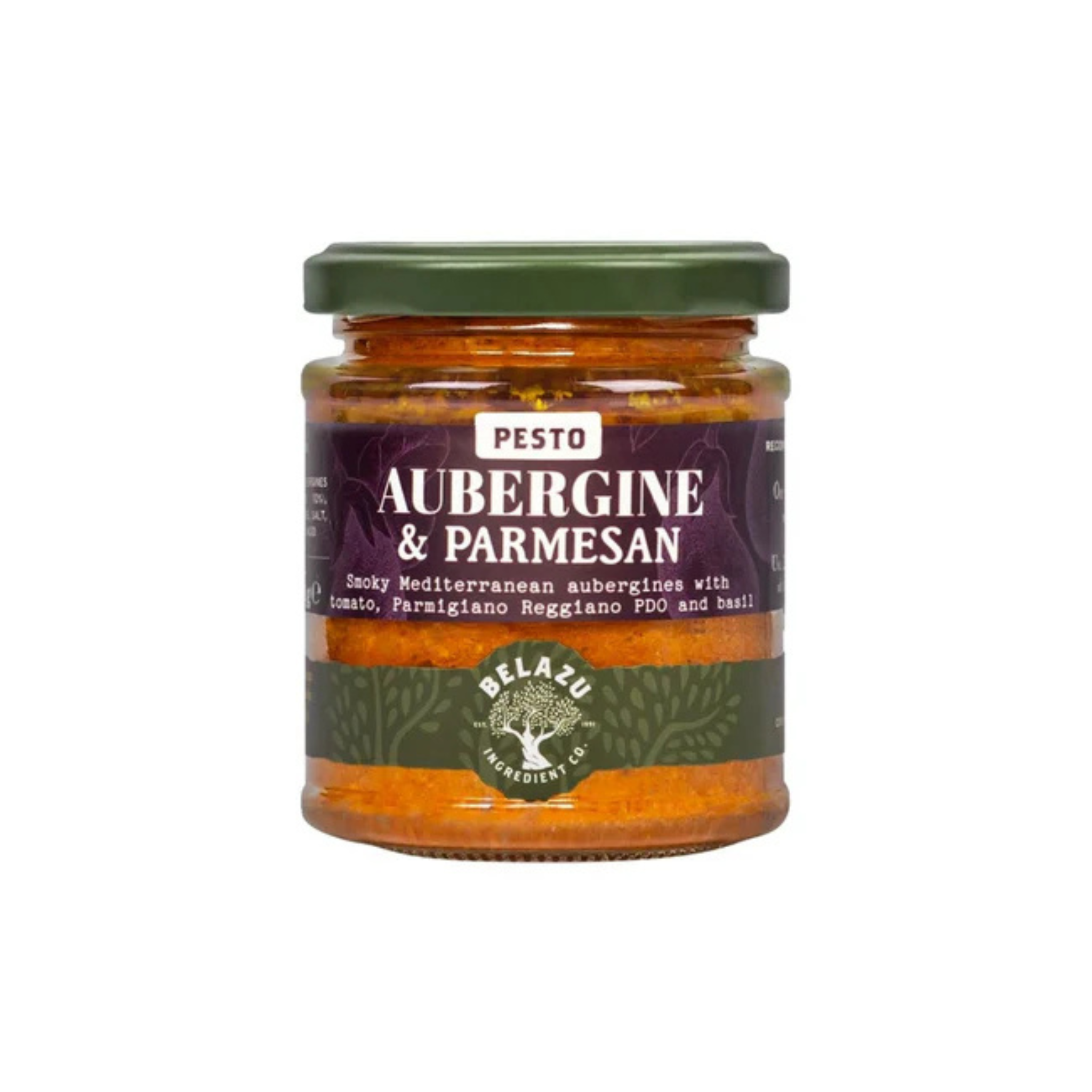 Pesto aubergine & parmesan 165g - Belazu