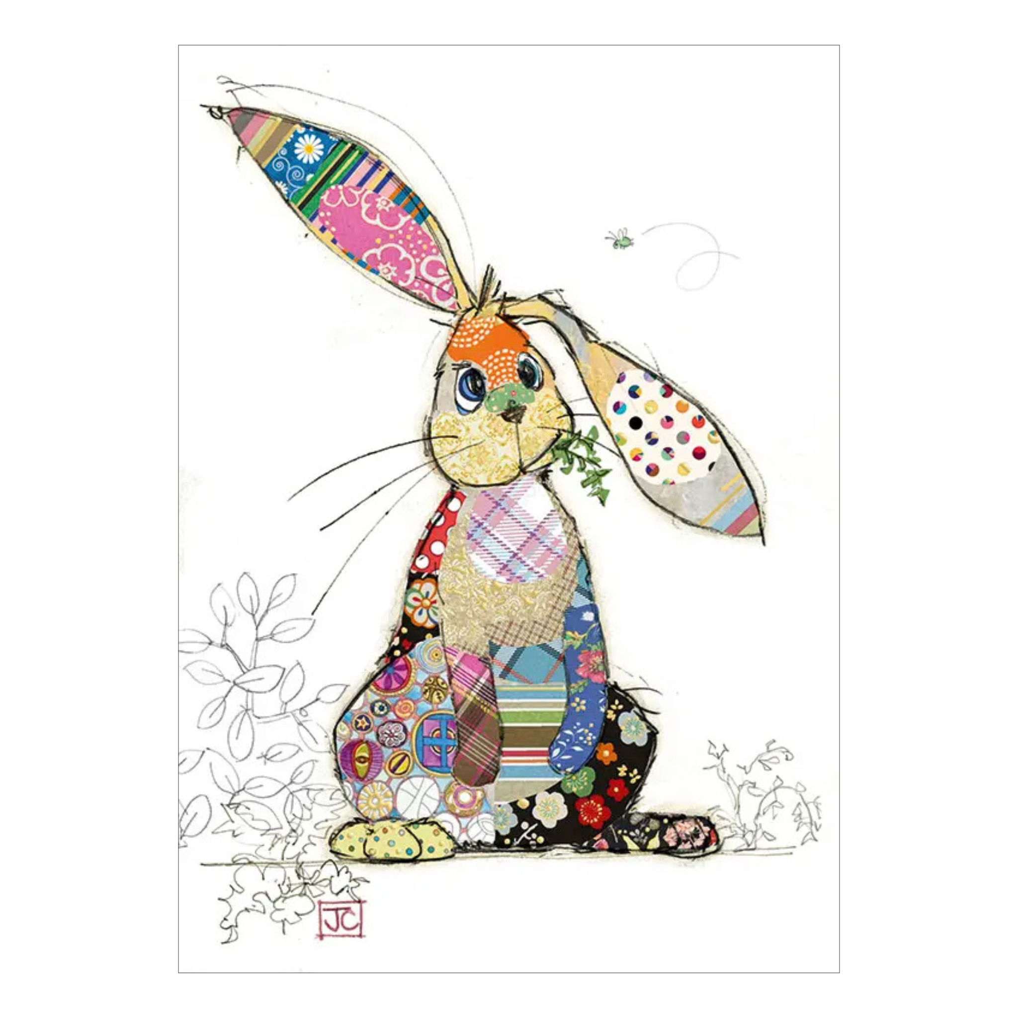 5x7 Rabbit Greeting Card