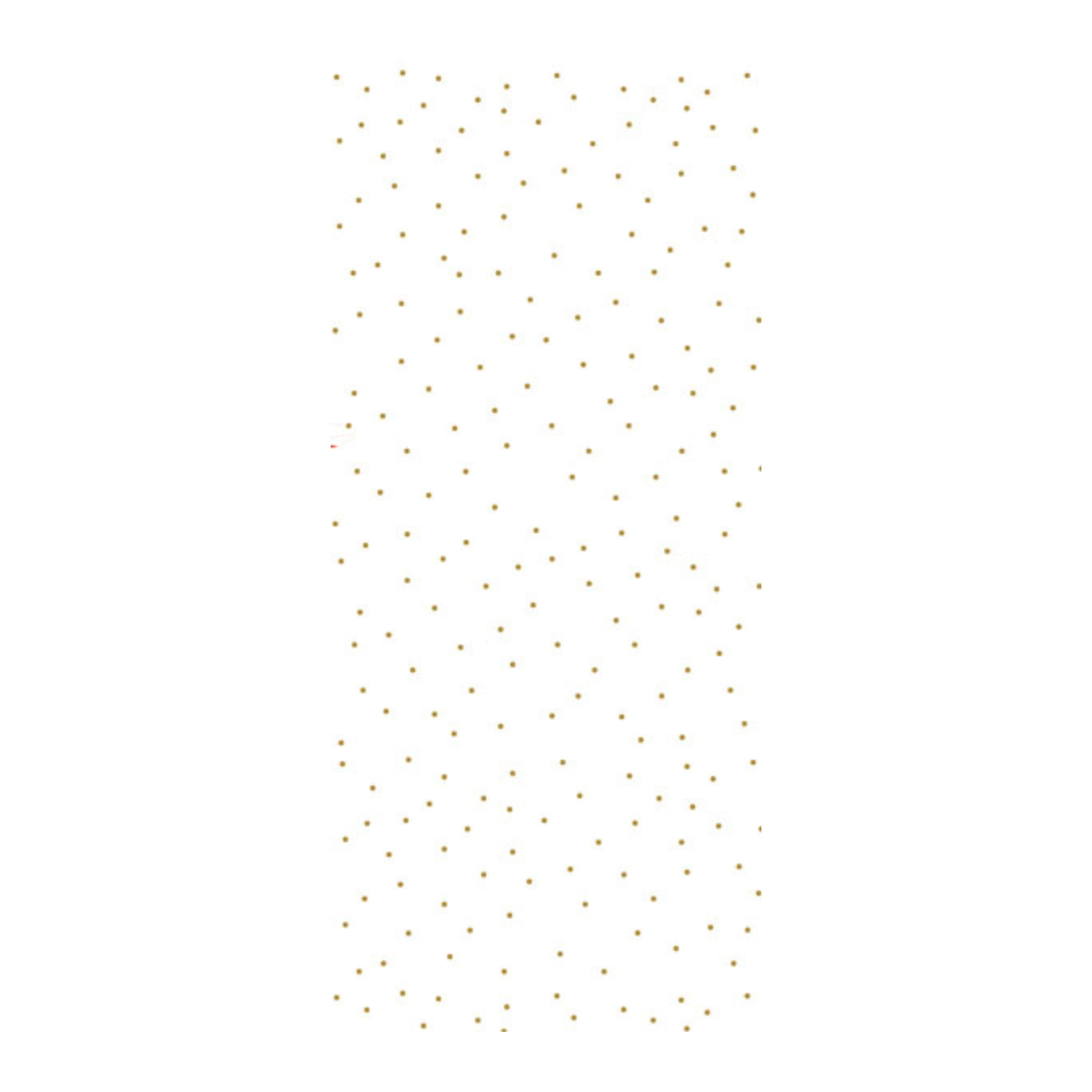 Set of 4 sheets of white tissue paper with gold dots
