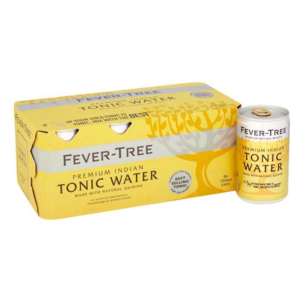 Set of 8 Premium Indian Tonic Water Cans - Fever-Tree