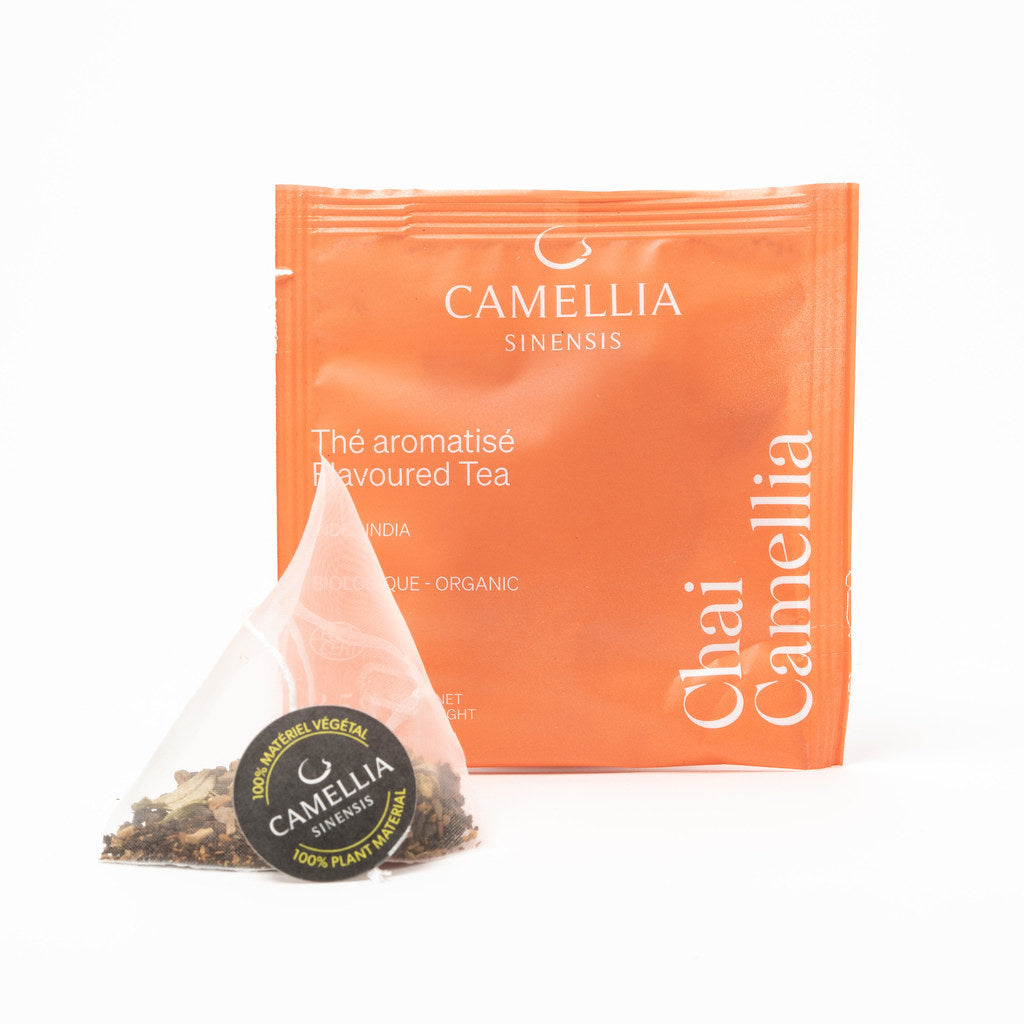 Sachet unitaire de thé biologique Chai - Camellia Sinensis