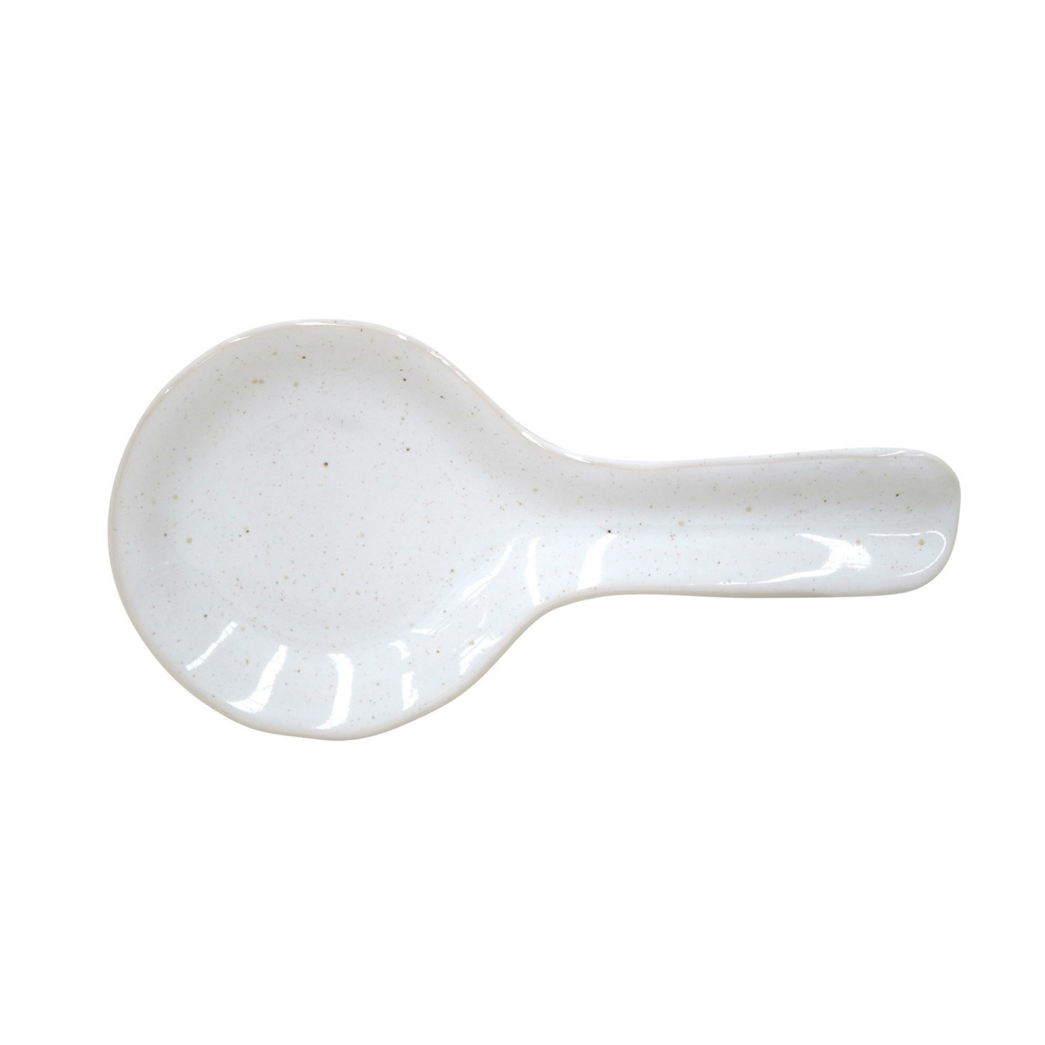Repose-cuillère en grès Fattoria Blanc - Costa Nova