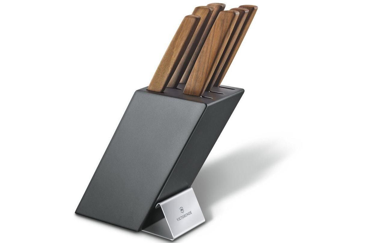 Bloc à couteaux 6 pièces noir - Victorinox