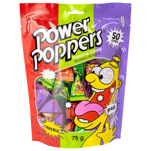 Power Poppers Fizzy Candy 50 Count