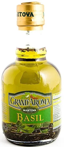 Huile d'olive infusée au basilic 250ml - Grand' Aroma