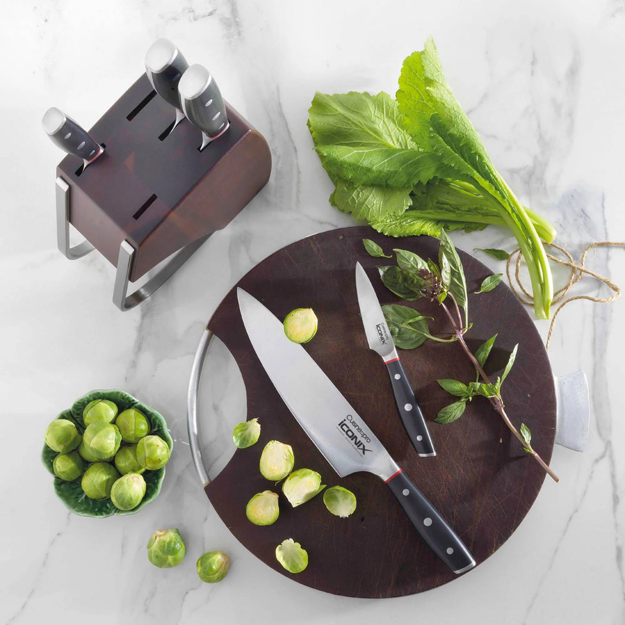 bloc de couteaux Cuisine::pro® avec ensemble de couteaux