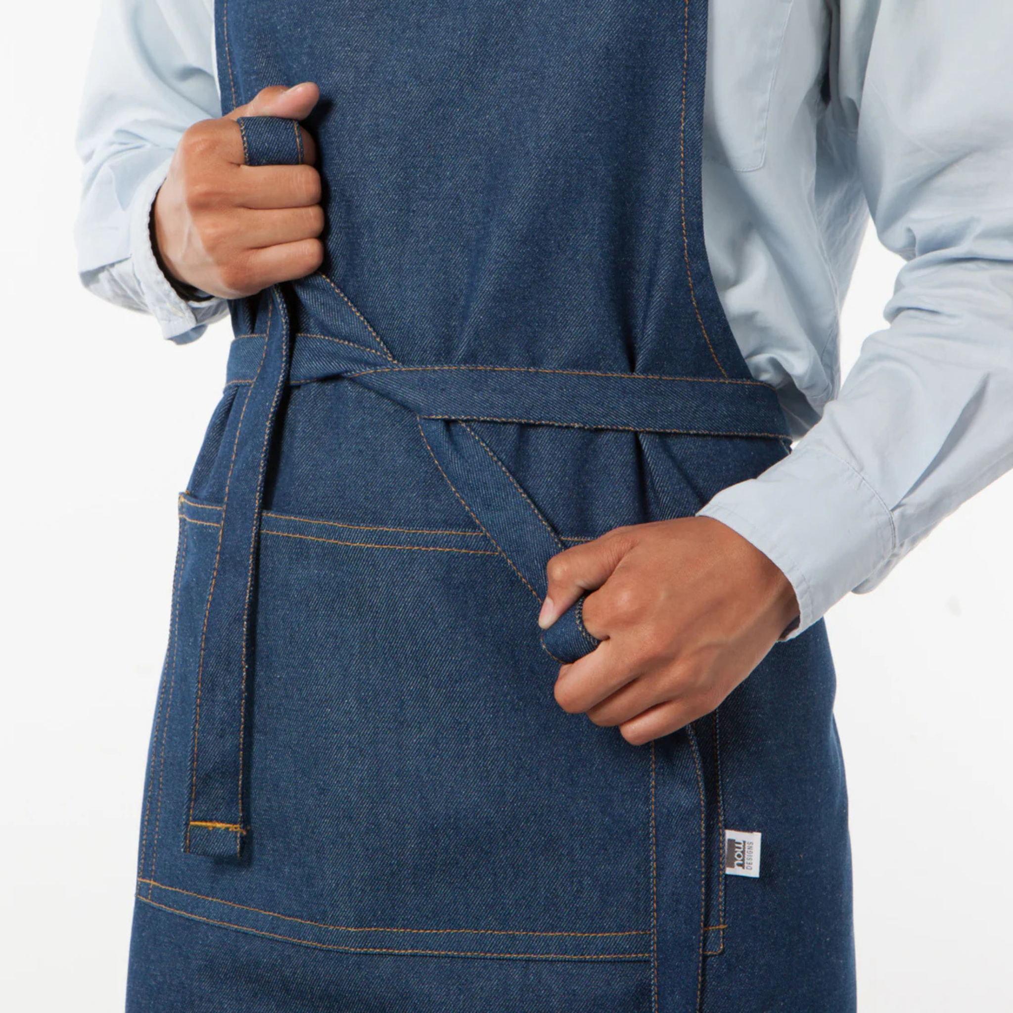 Tablier cuisine coton style rustique