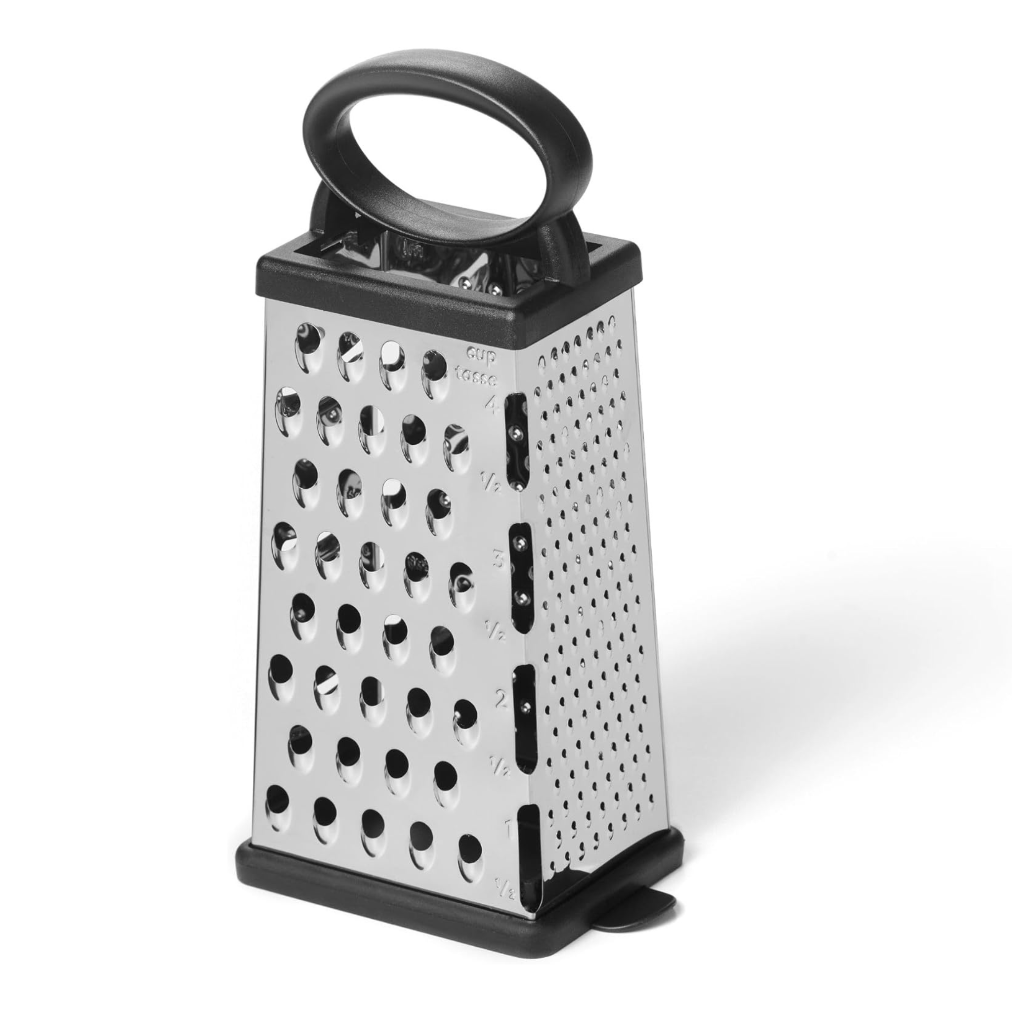 Râpe à 4 faces en acier inoxydable avec base amovible 25 cm – Starfrit