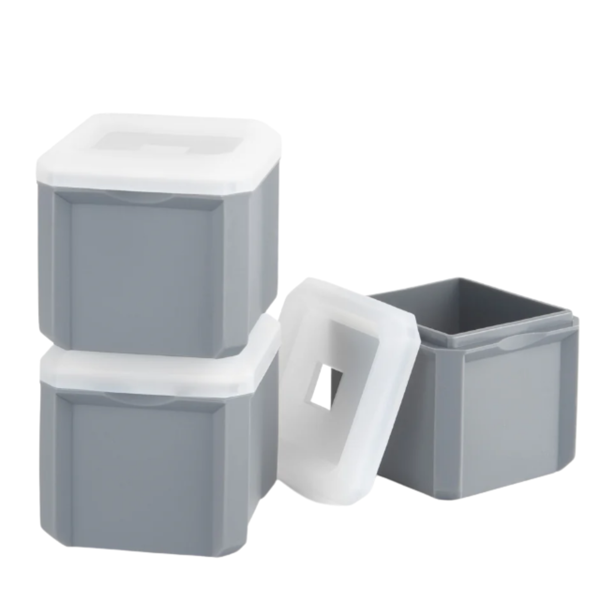 Ensemble de 3 moules empilables à glaçons extra-larges 4.5cm – Final Touch