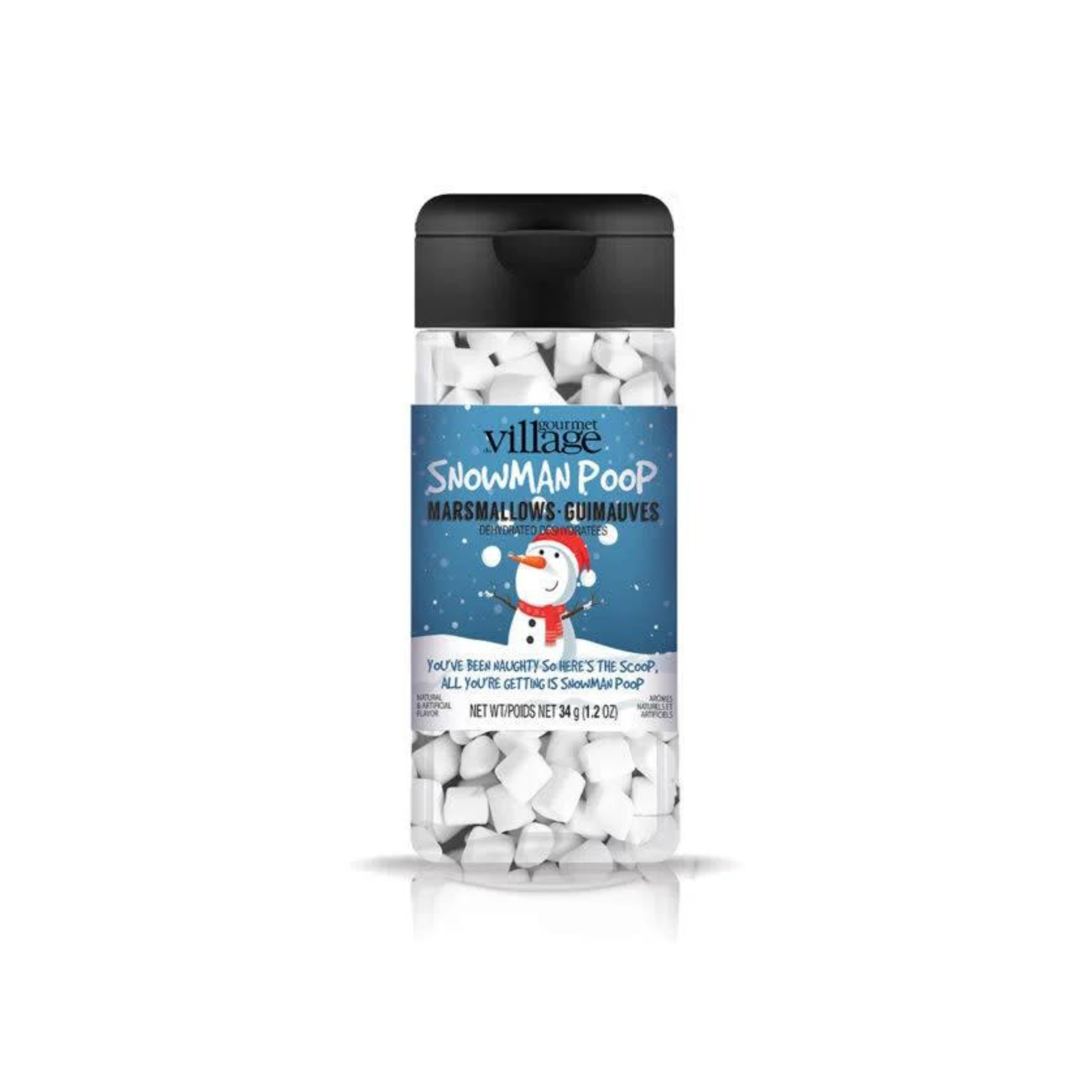 Dehydrated Snowman Marshmallows 34g - Gourmet du Village