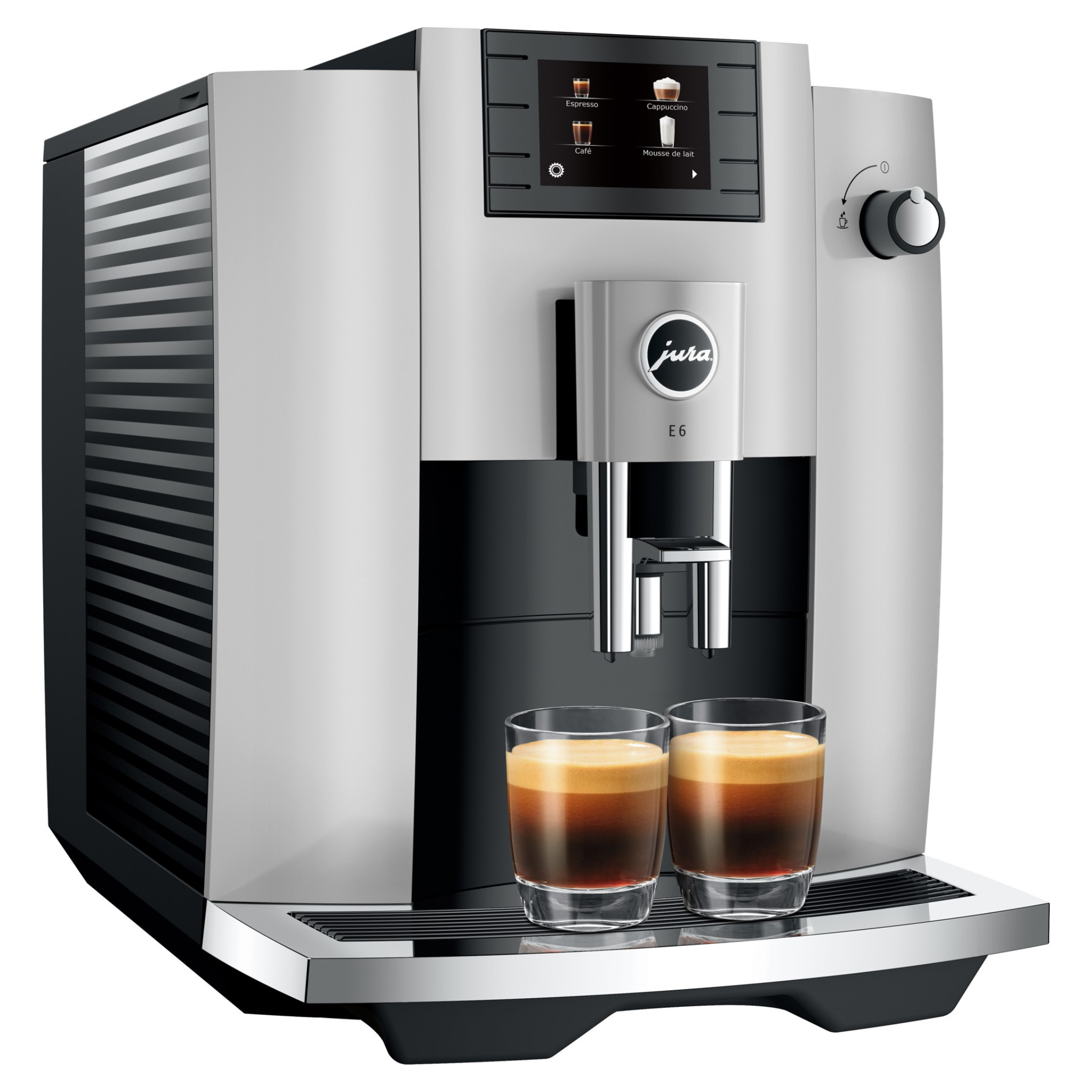Machine à café automatique E6 acier inoxydable – JURA 