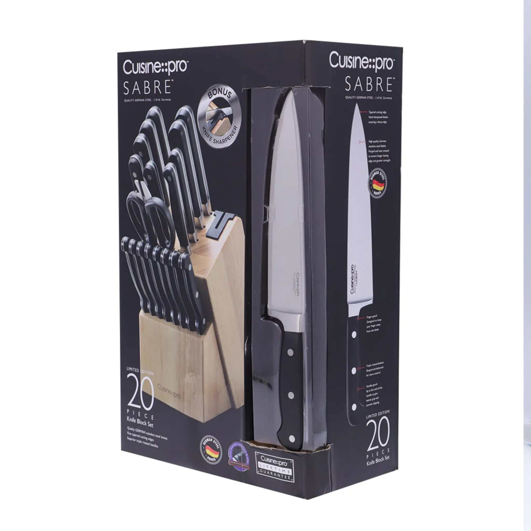 Bloc de couteaux SABRE™ 20 pièces - Cuisine::pro® Cuisine::pro®