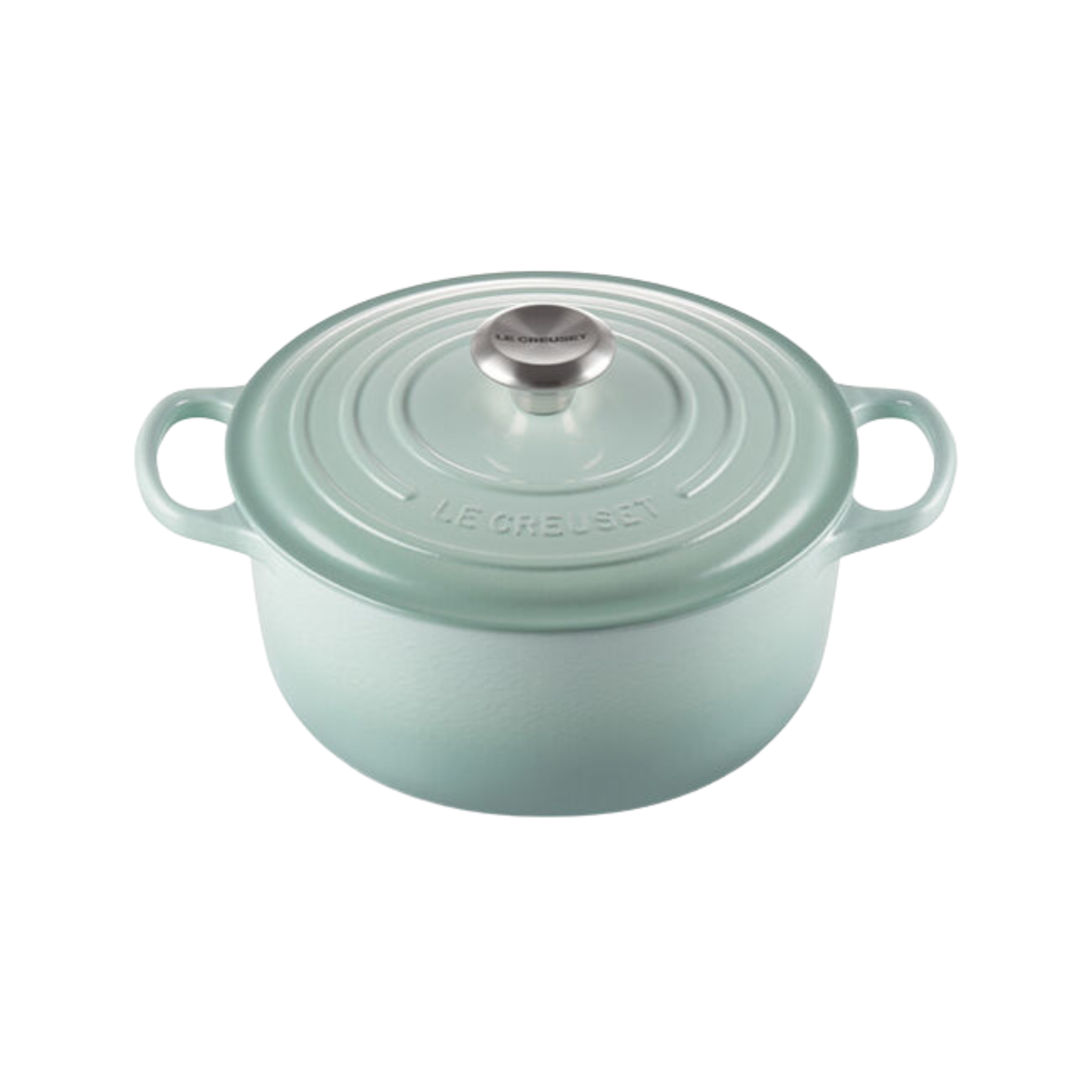 Le Creuset Sage 4.2 L Enameled Cast Iron Round Casserole Dish