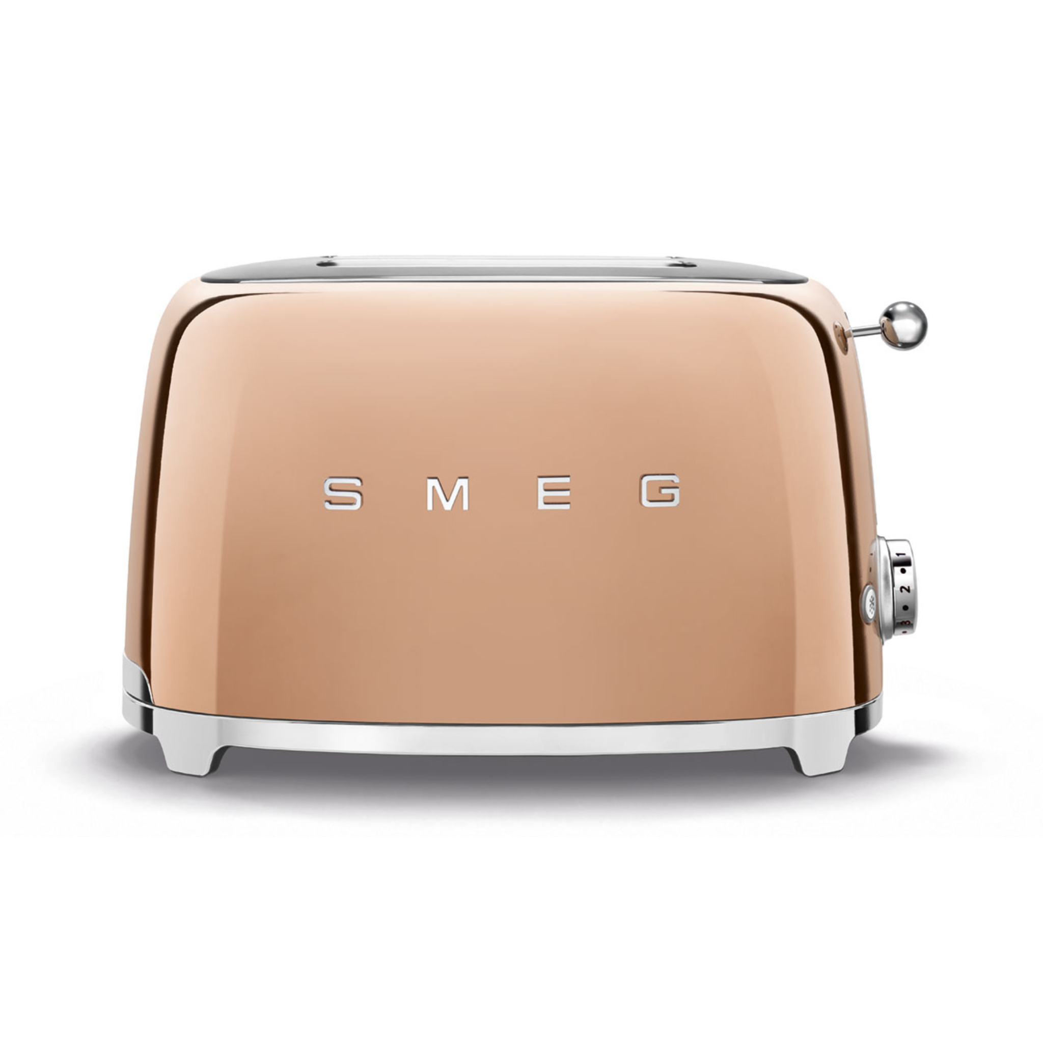 Grille-pain Deluxe 2 tranches Rose Doré - Smeg