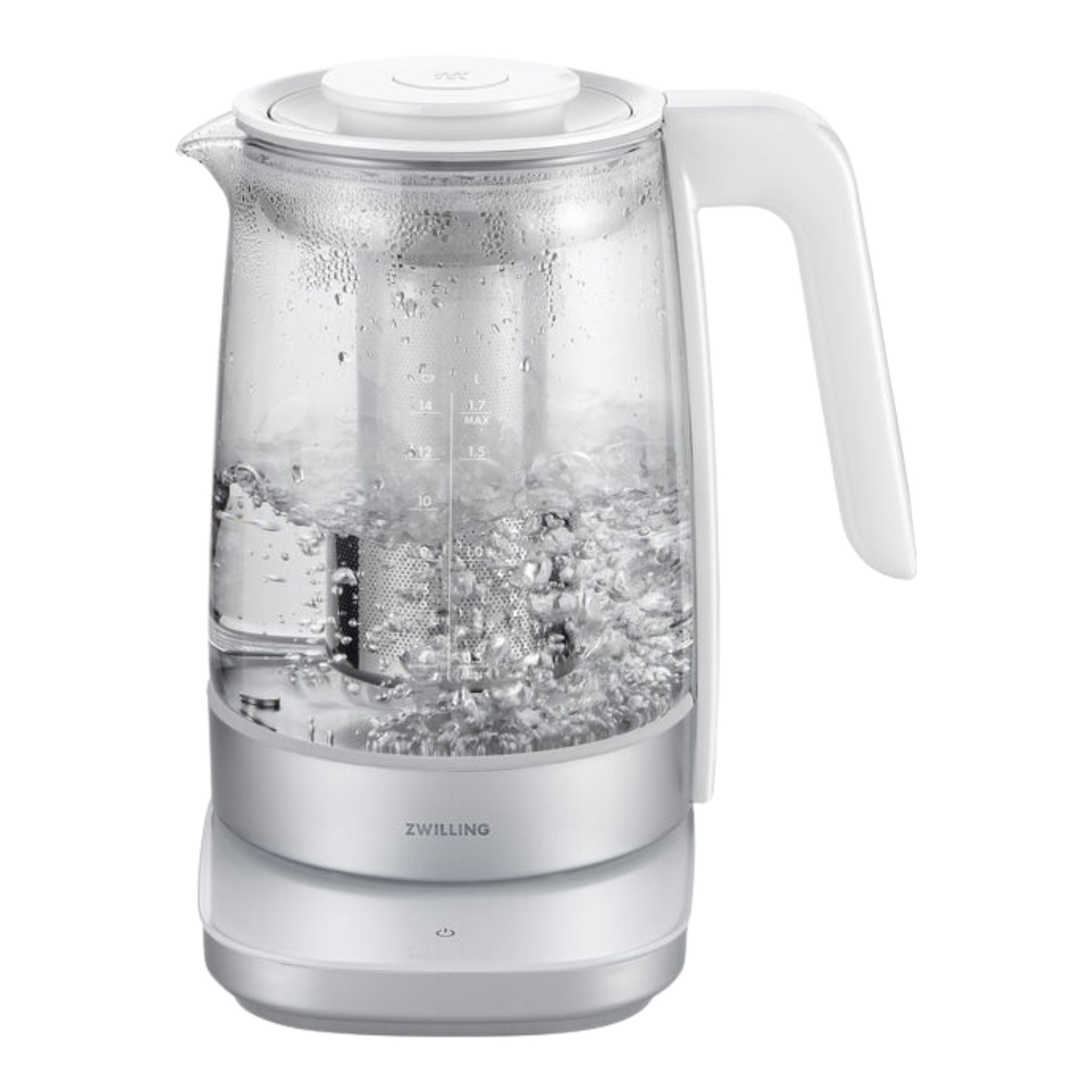 Bouilloire électrique programmable en verre Enfinigy argent 1,7 L - ZWILLING ZWILLING