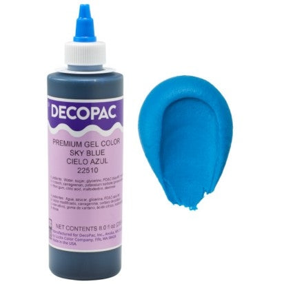 Colorant alimentaire en gel Bleu ciel 8oz