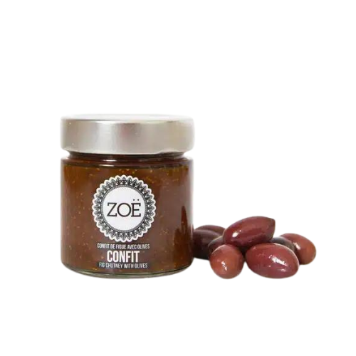 Confit de figues et olives - Zoë