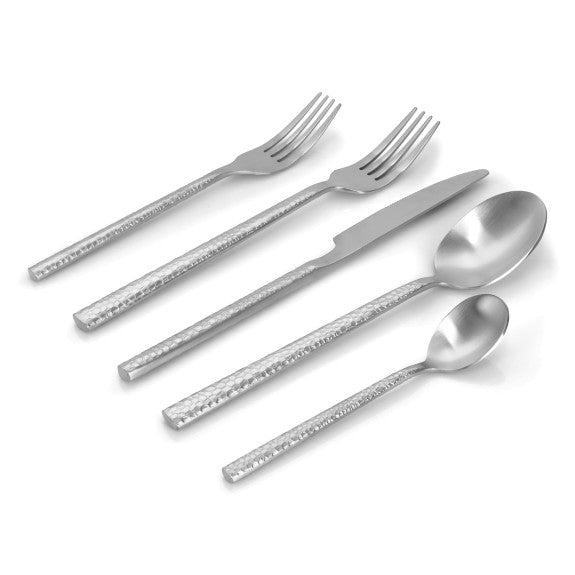 20-Piece Satin Finish Utensil Set - Glossy