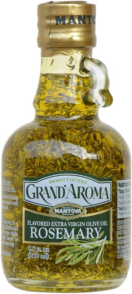 Huile d'olive extra vierge infusée au romarin 250ml - Grand' Aroma