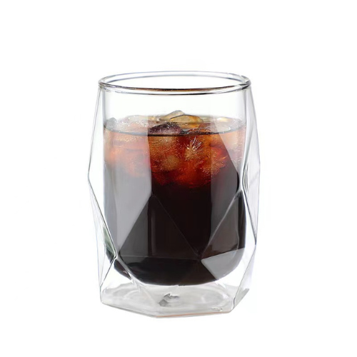Verre géométrique à double paroi 350 ml