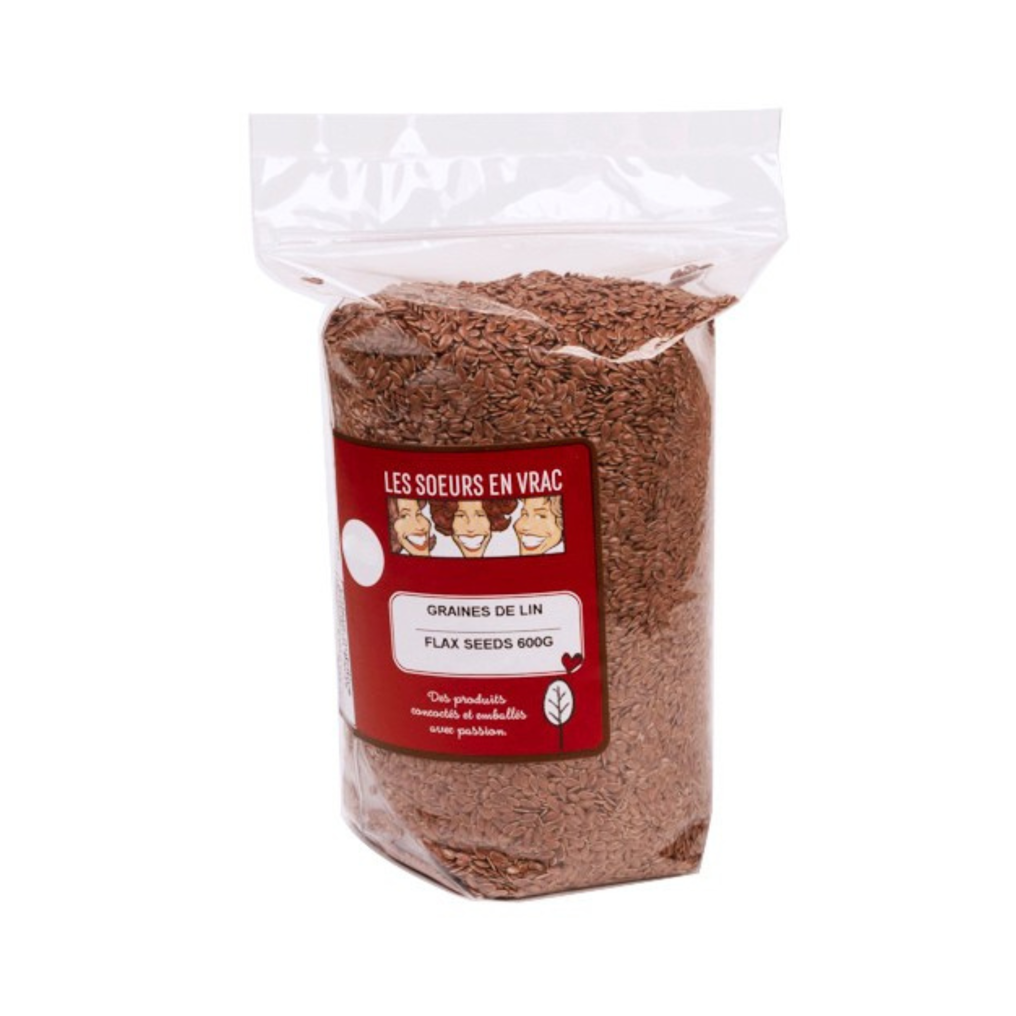 Sac de graines de lin 600 g - Les Soeurs en vrac