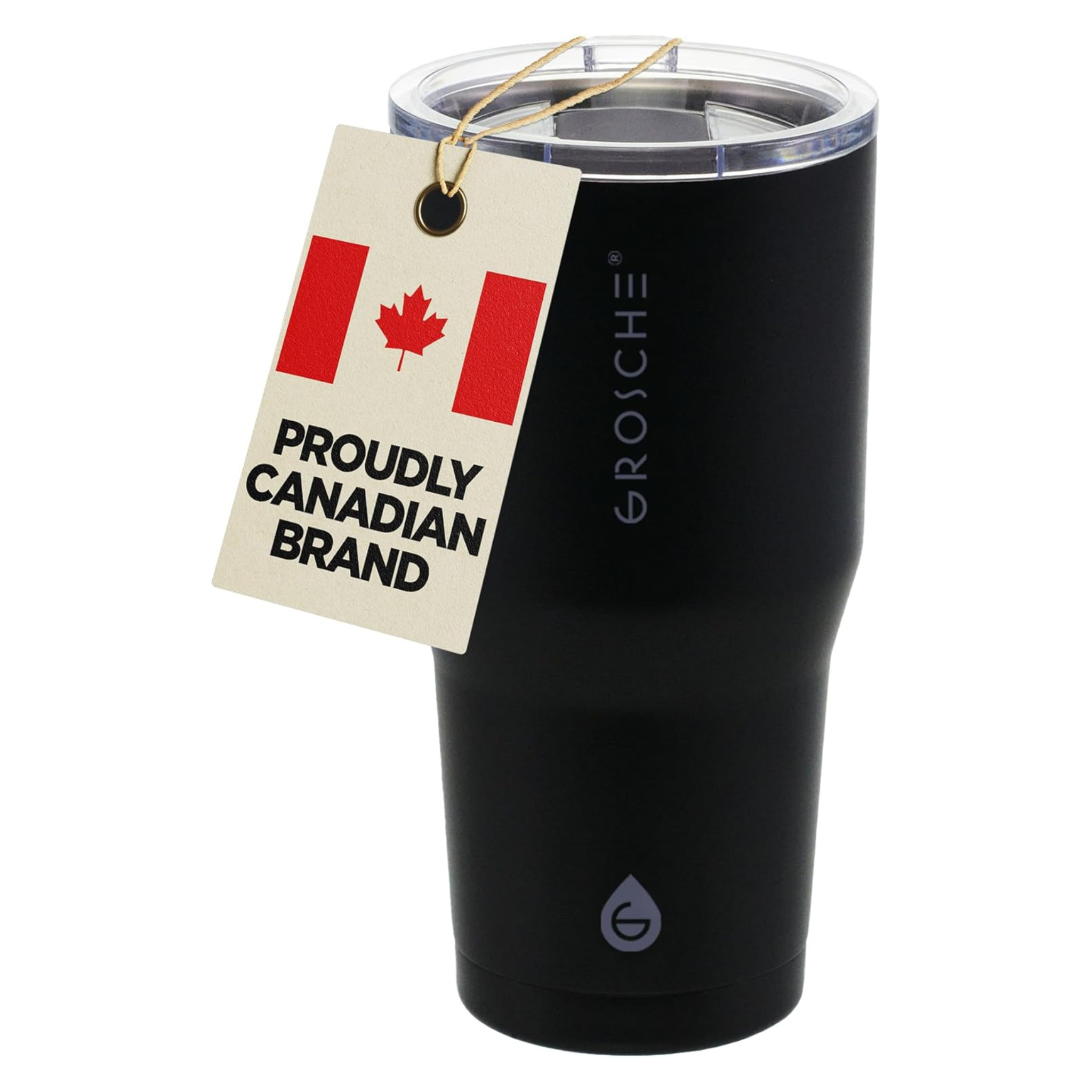 Tasse de voyage isolée Yukon Noire 590 ml - Grosche