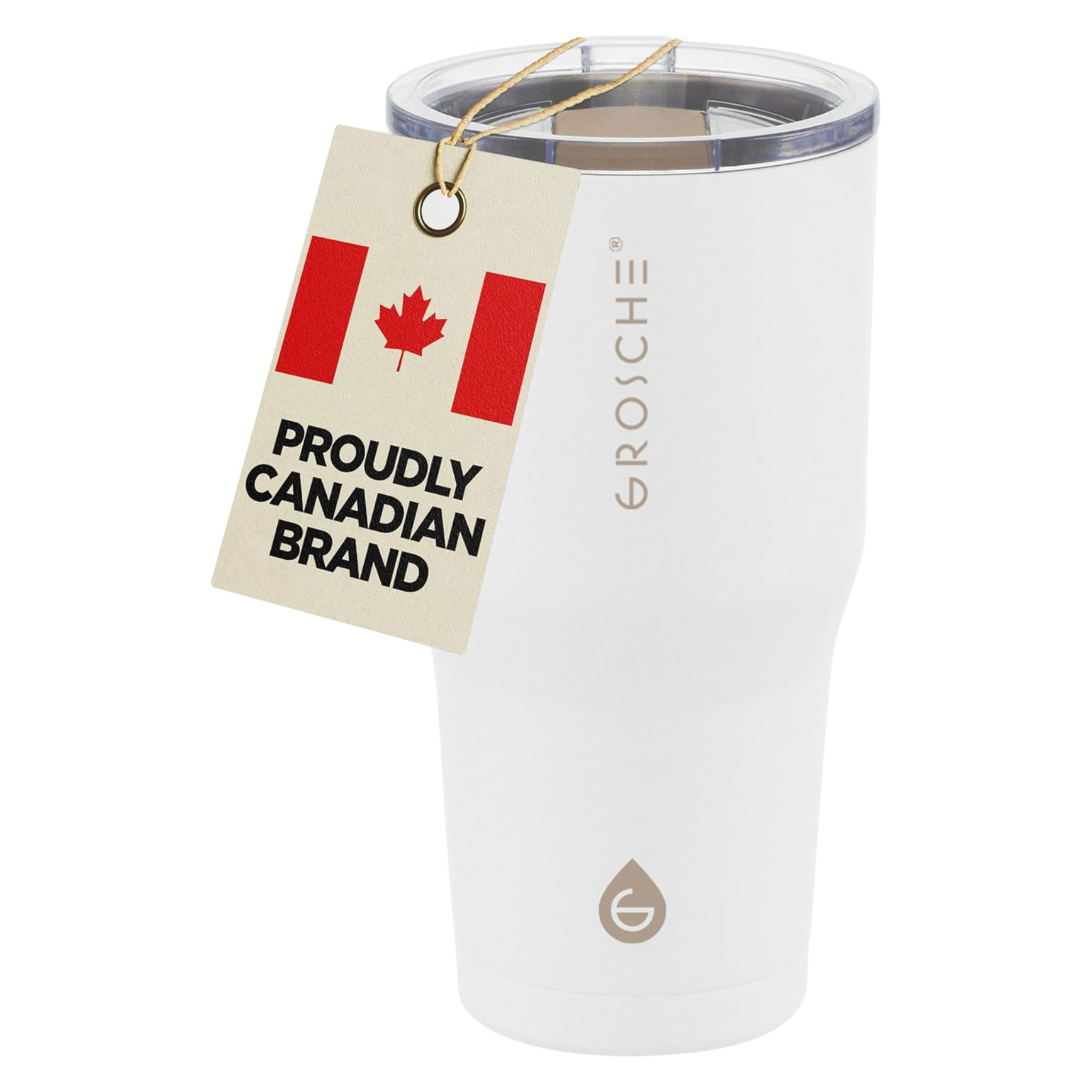 Tasse de voyage isolée Yukon Blanche 590 ml - Grosche