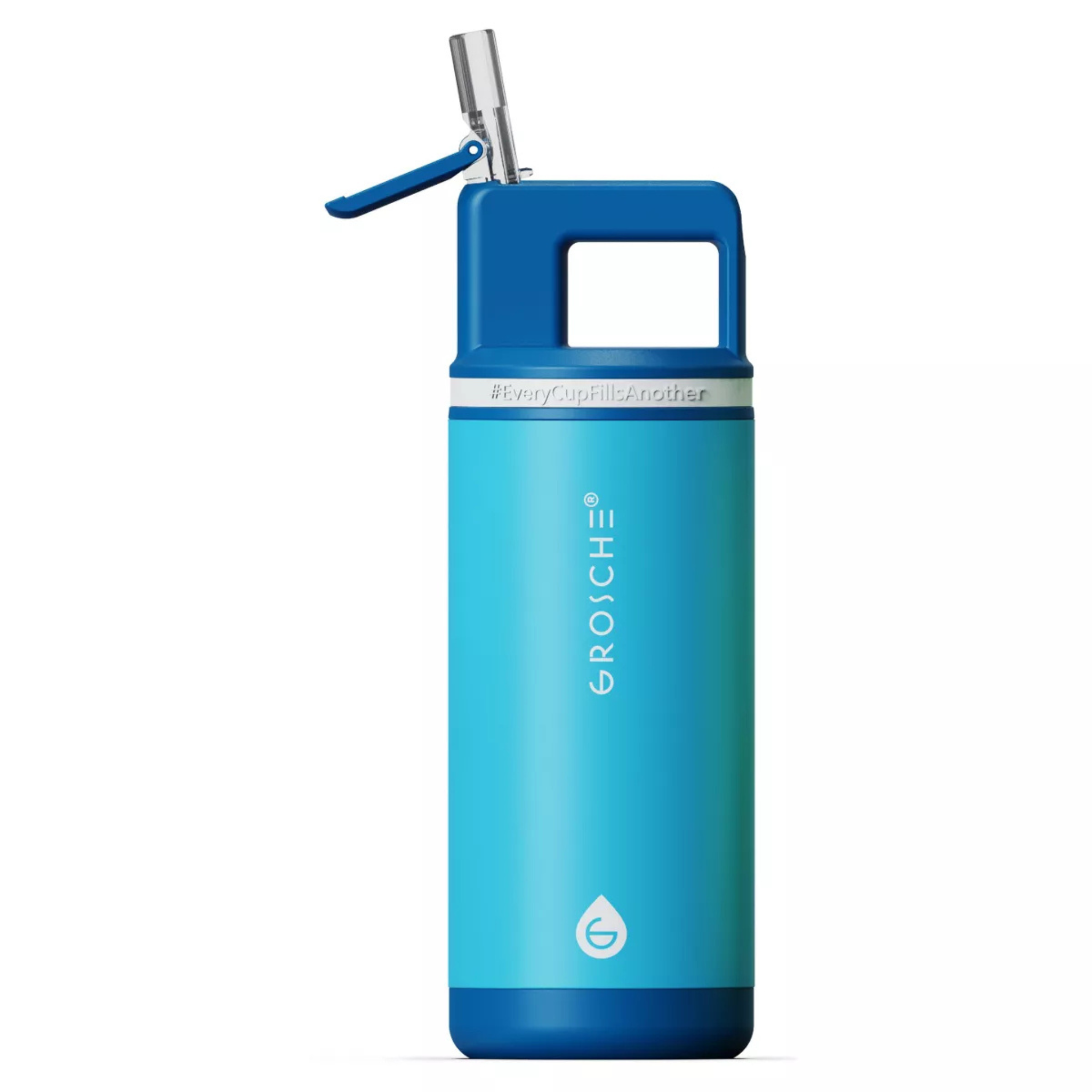 Bouteille isotherme pour enfants Alpine Bleue 473 ml - Grosche