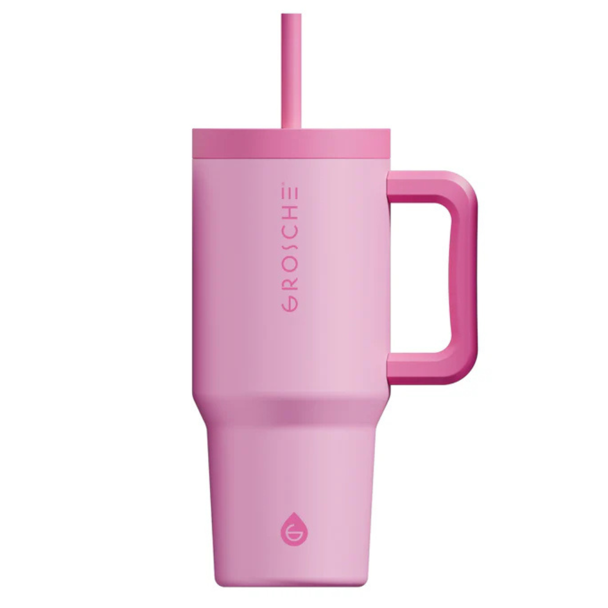 Tasse de voyage avec paille Aspen Rose 946 ml - Grosche
