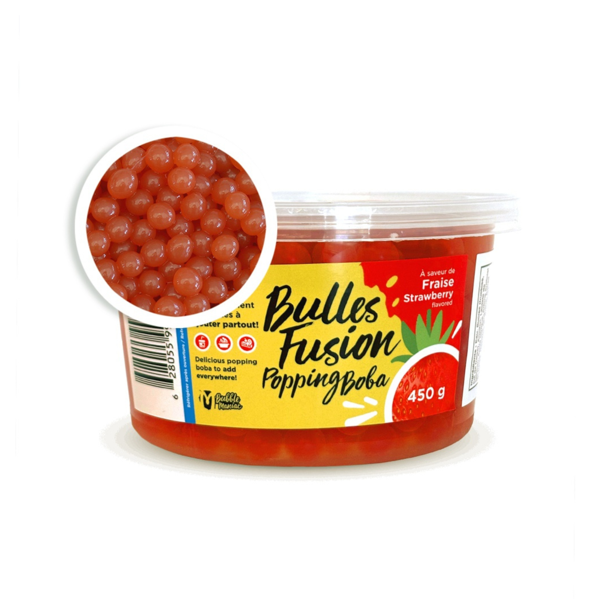 Bulles Fusion à la fraise 450g
