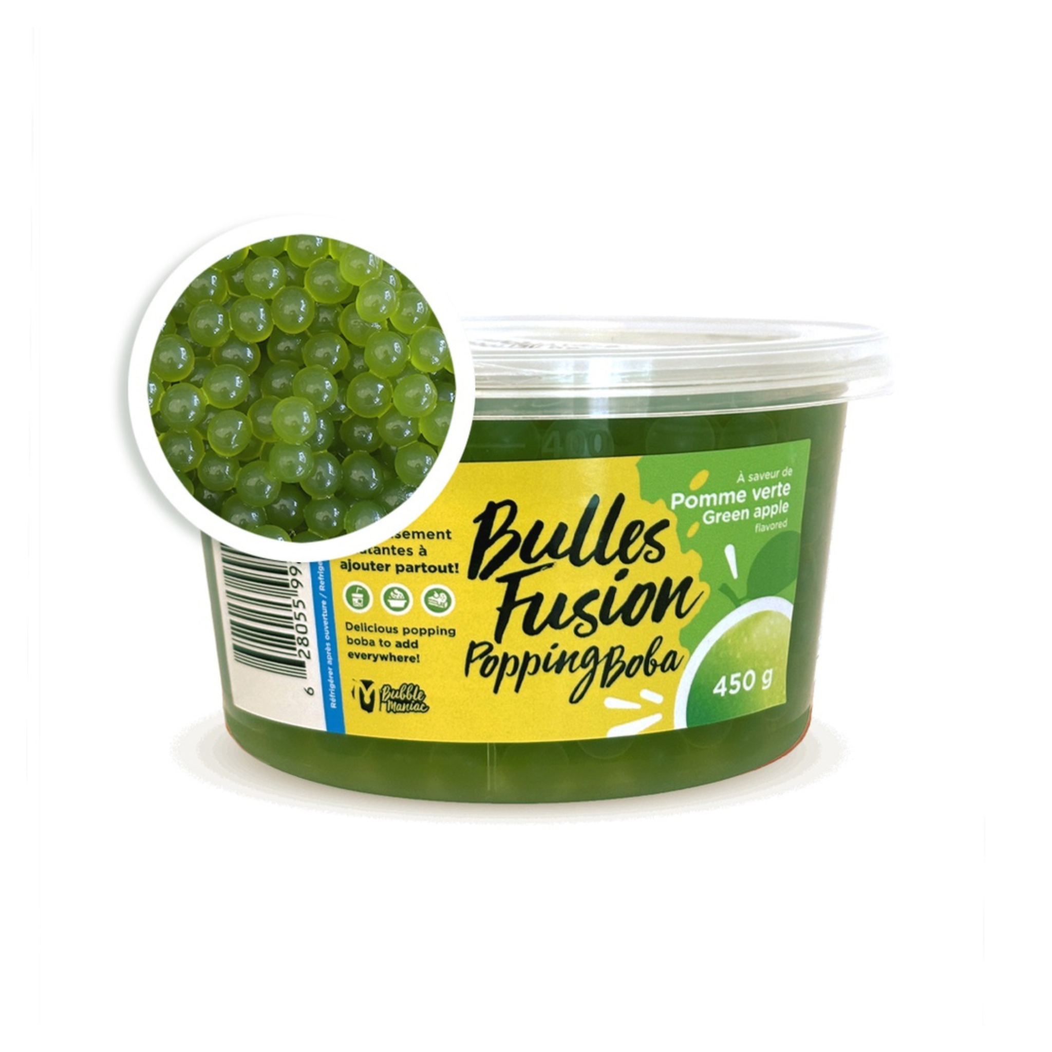 Bulles Fusion à la pomme verte 450g