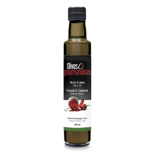 Huile d'olive au piment de cayenne 100ml - Olives & Gourmandises