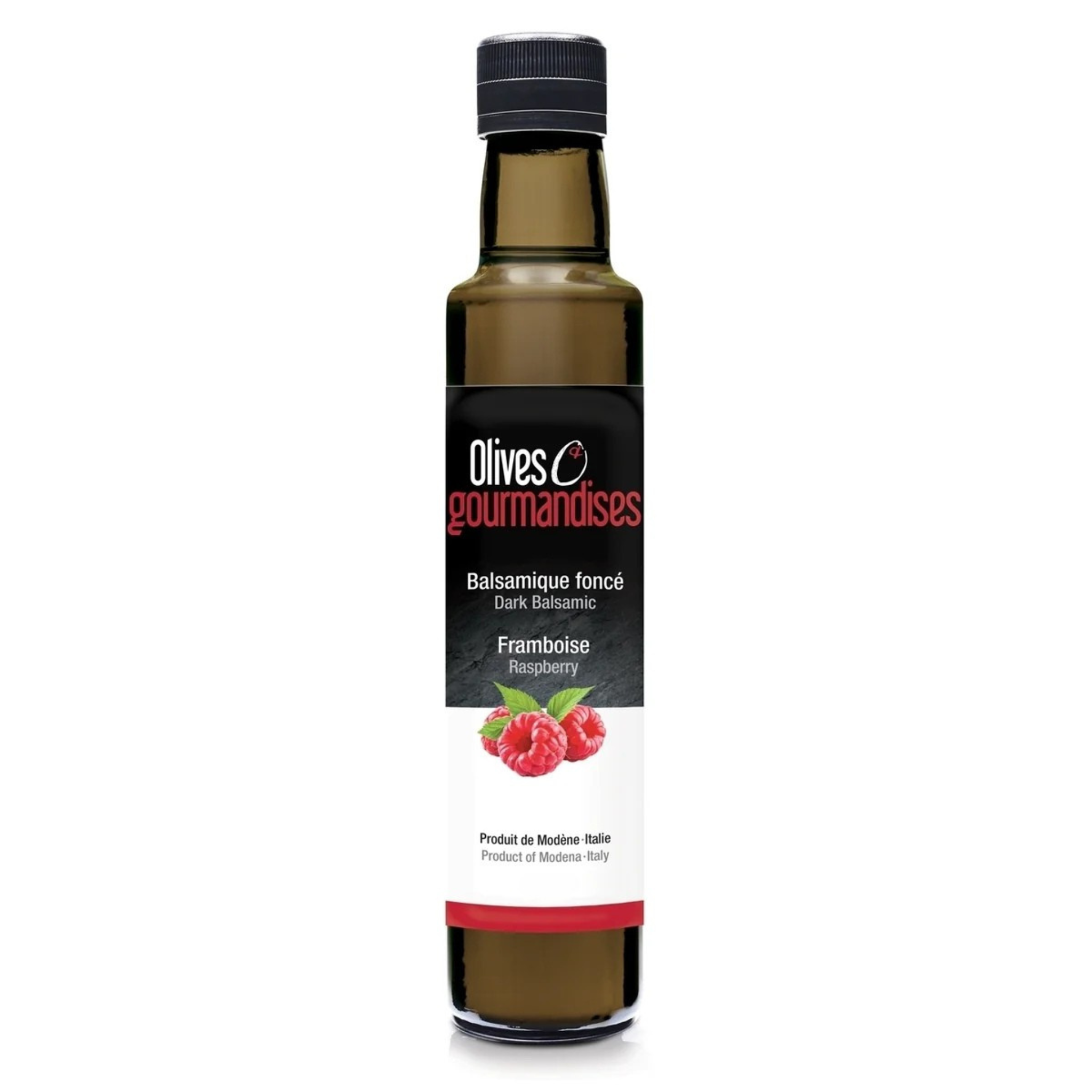 Balsamique foncé à la framboise 100ml - Olives & Gourmandises