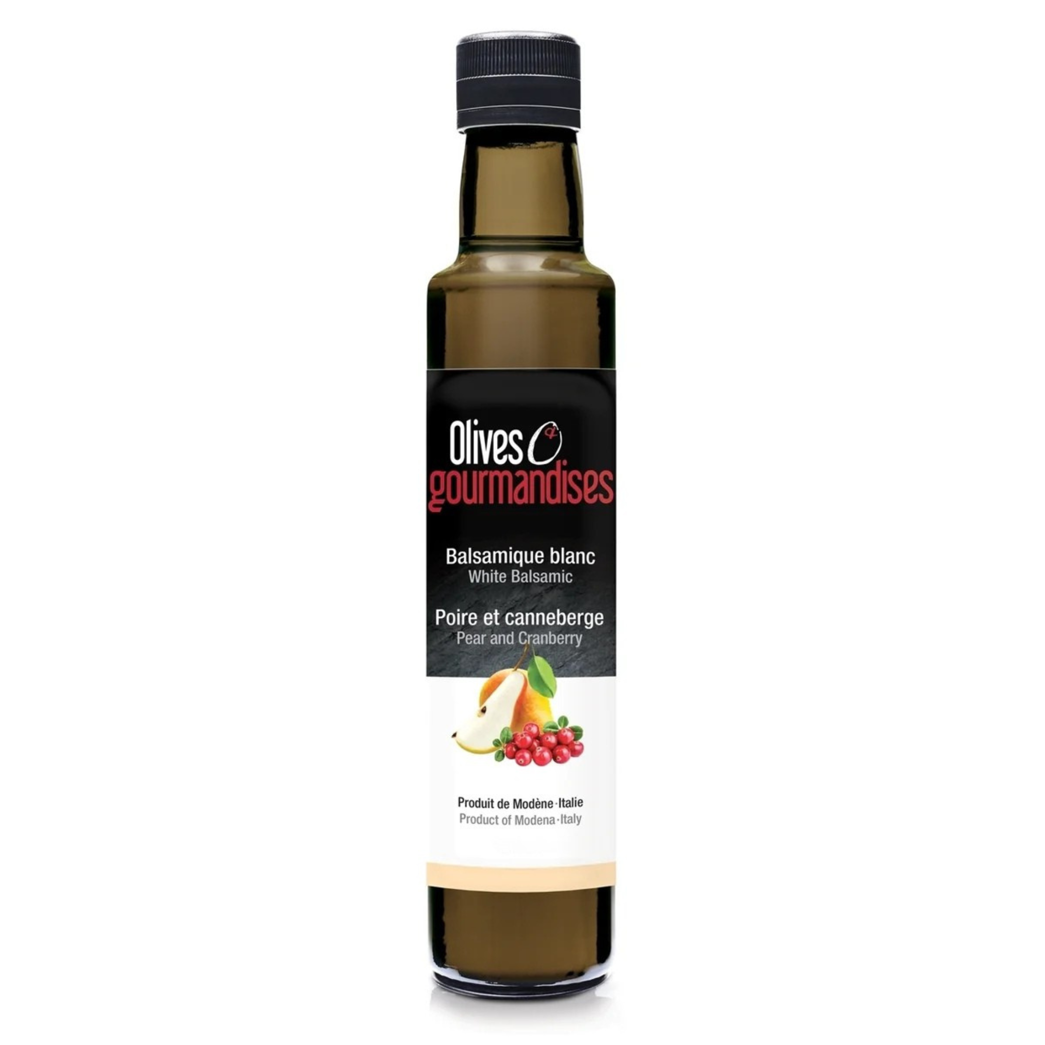 Balsamique Blanc poire et canneberge 100 ml - Olives & Gourmandises