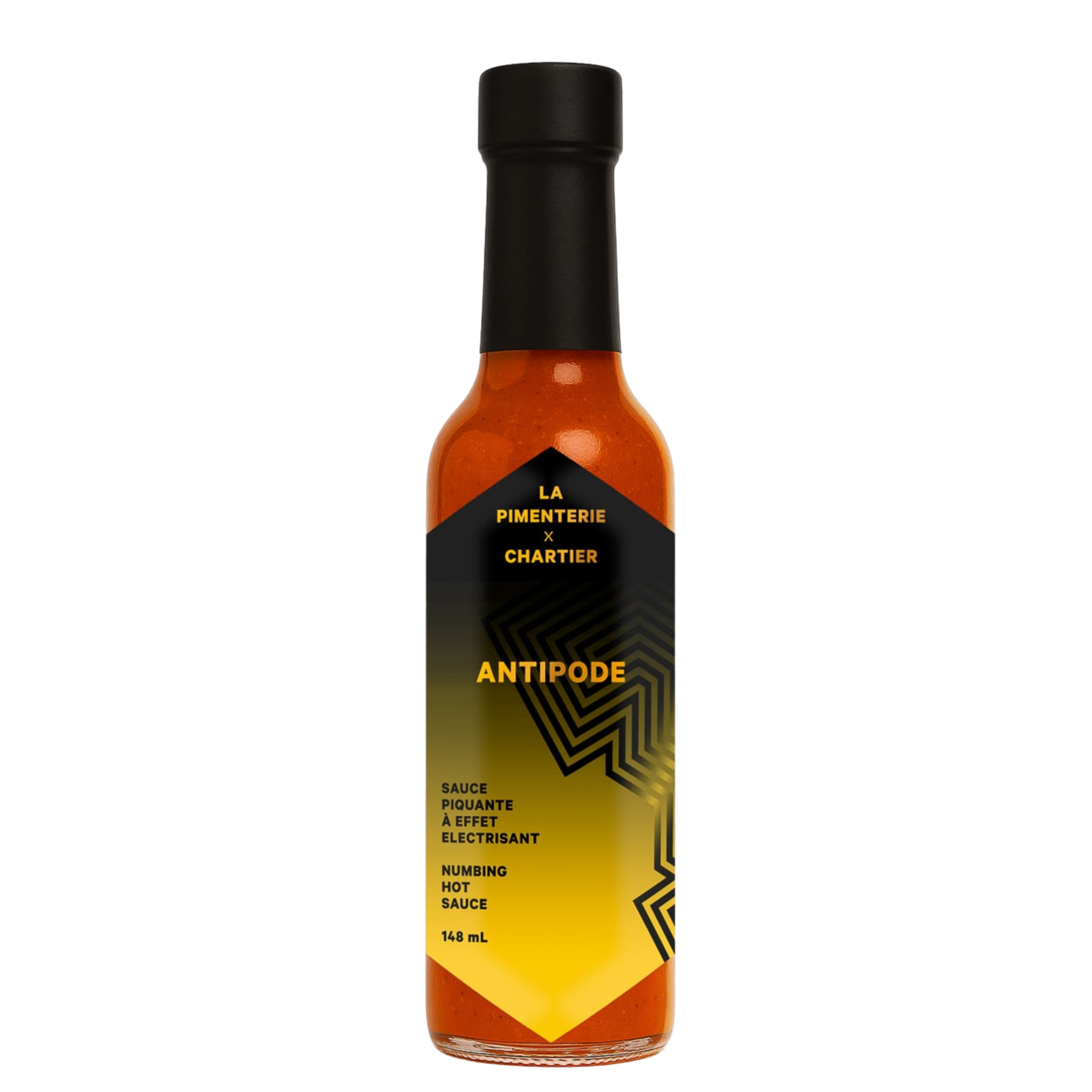 Sauce piquante à effet électrisant Antipode Électrique 148 ml - La Pimenterie x Chartier