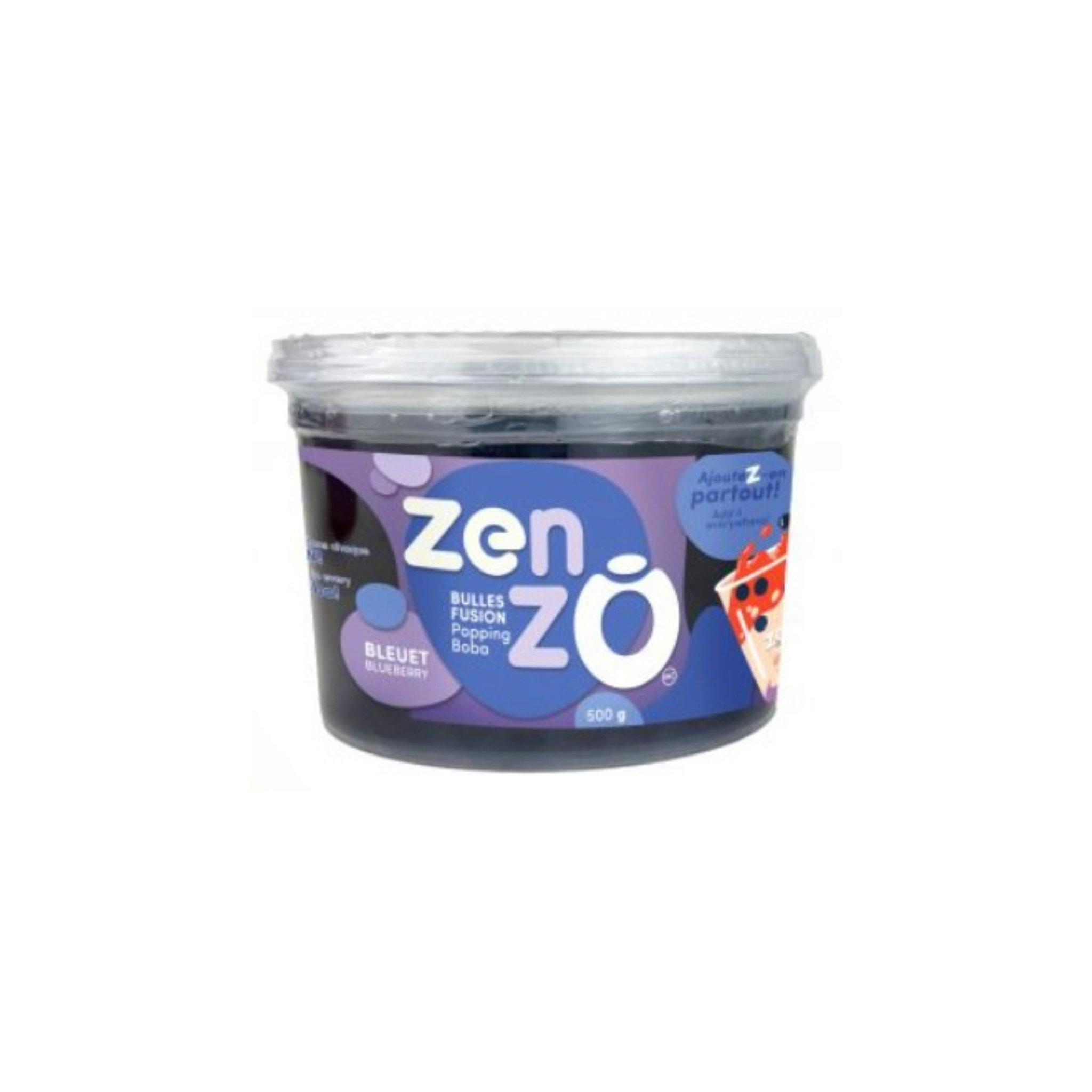 Bulles Fusion aux bleuets 500g - Zenzo