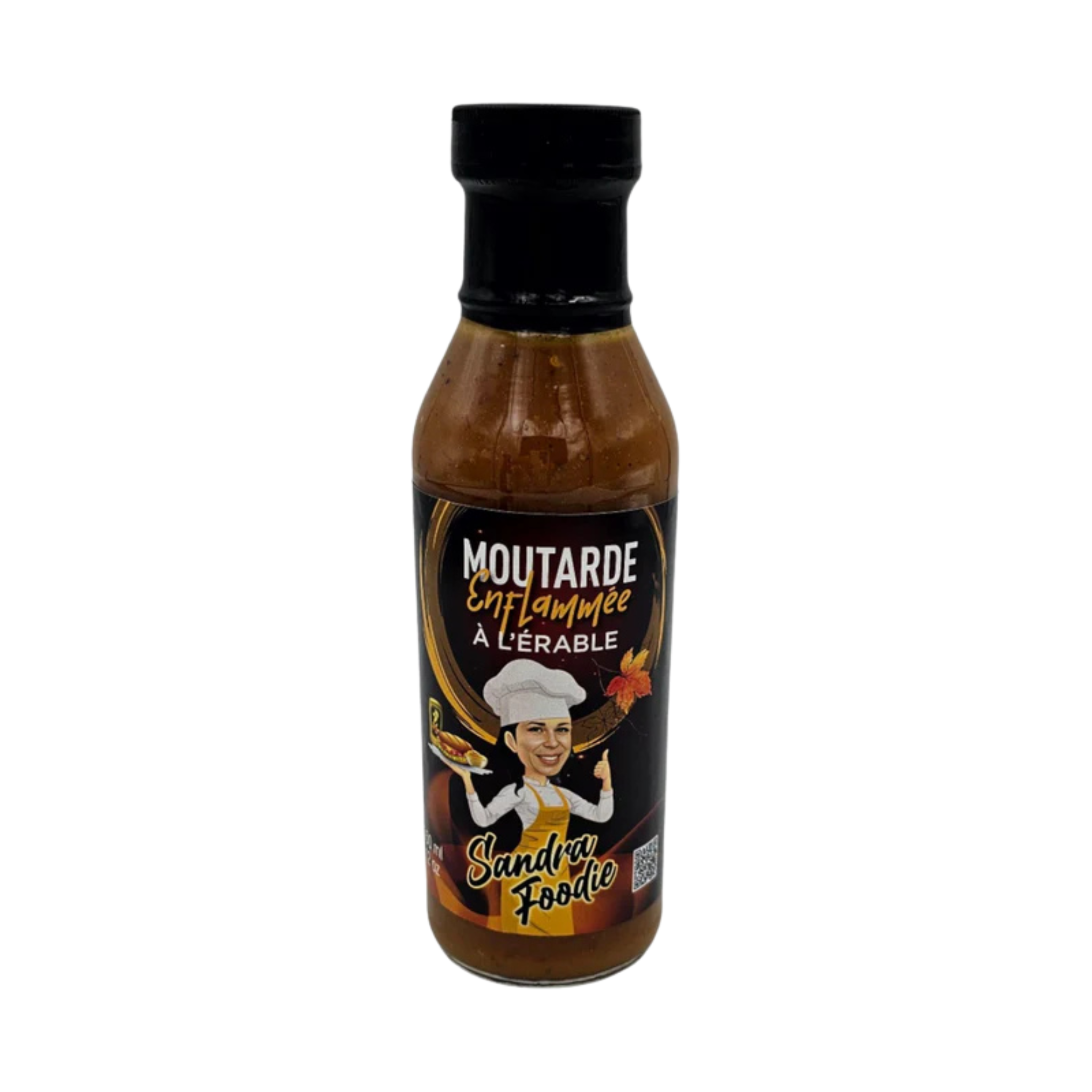 Moutarde enflammée à l'érable 350ml - Sandra foodie