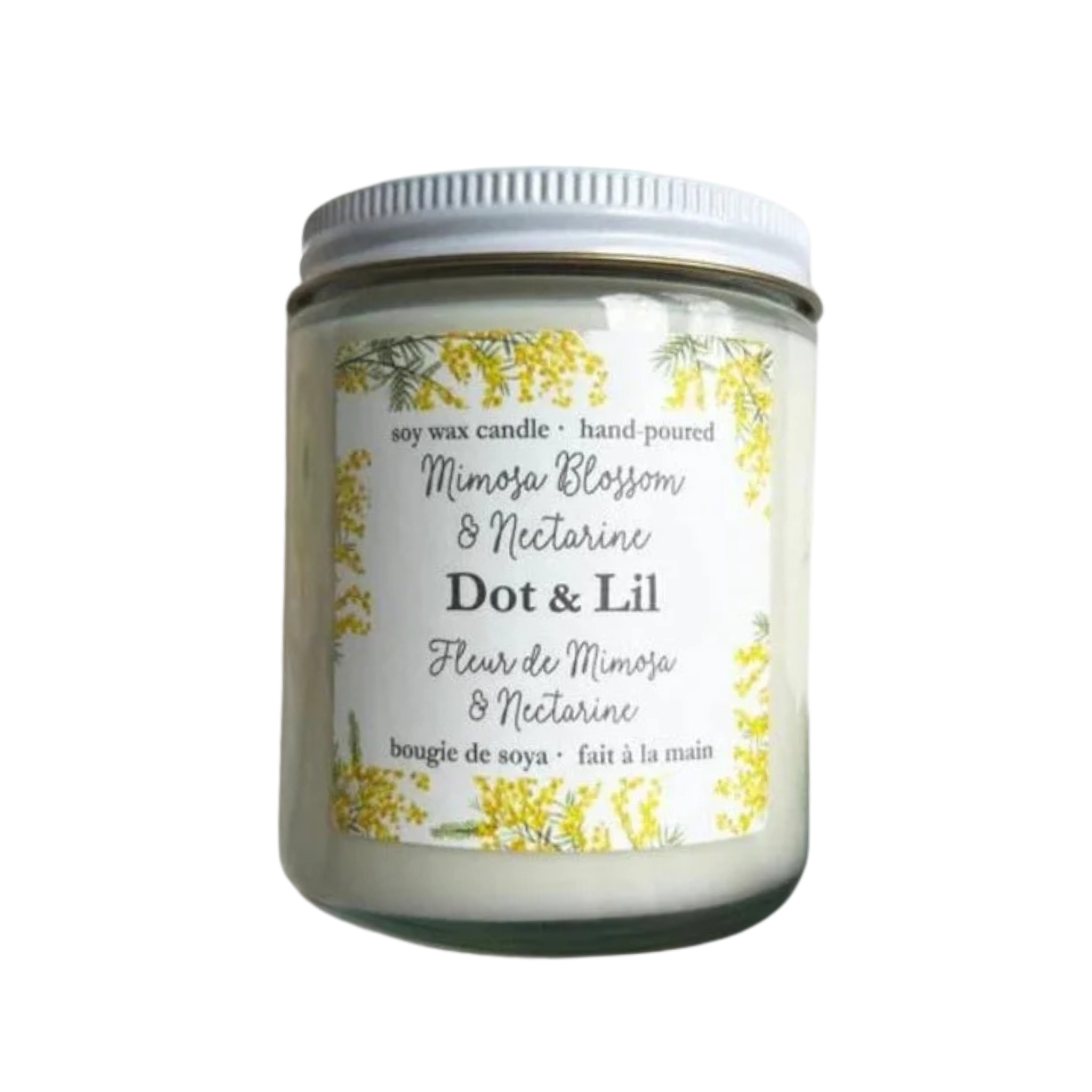 Chandelle de soya mimosa & nectarine 204g